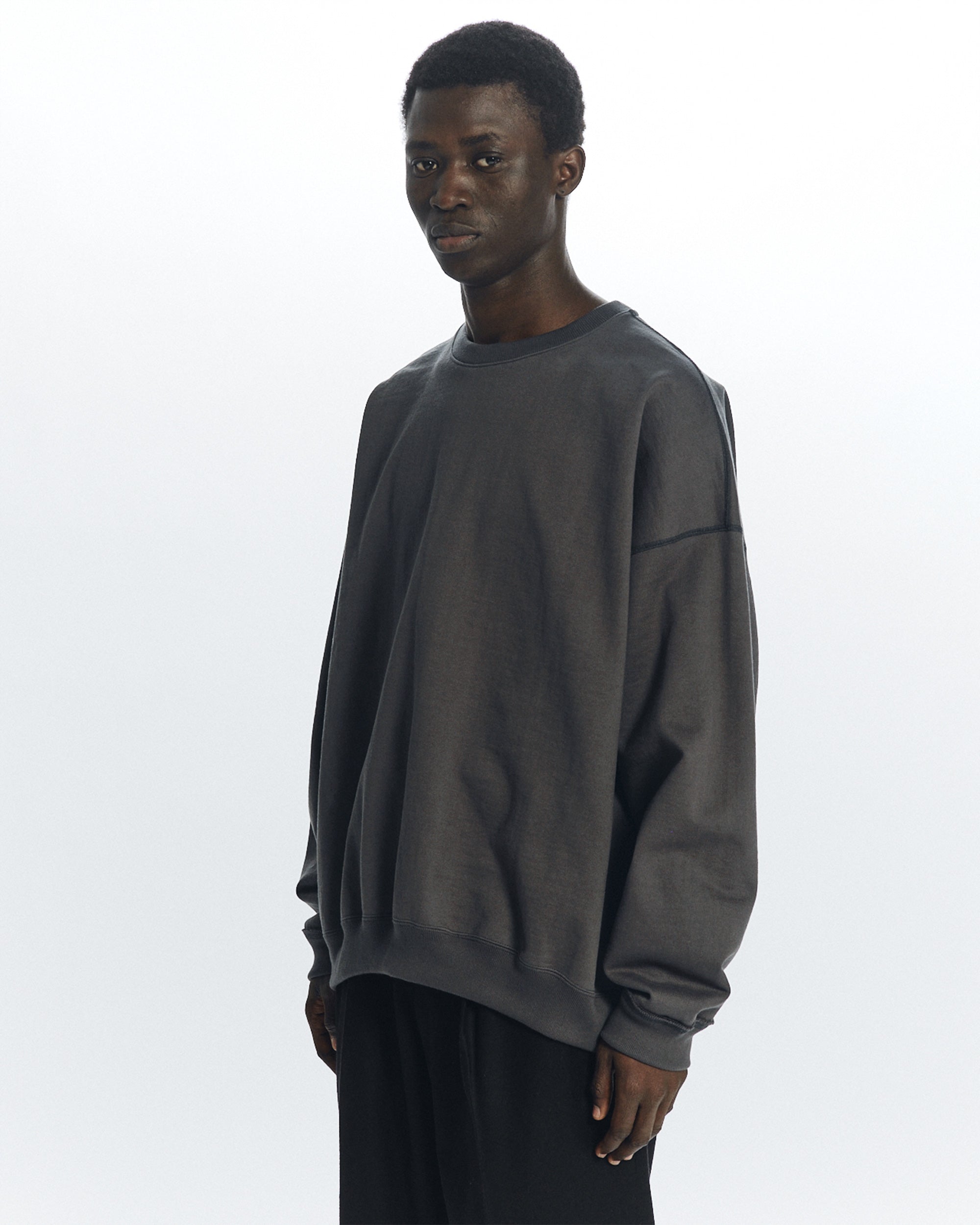 オーガニックコットンヘビー吊裏毛 / ヒュージスウェット, Forest Gray