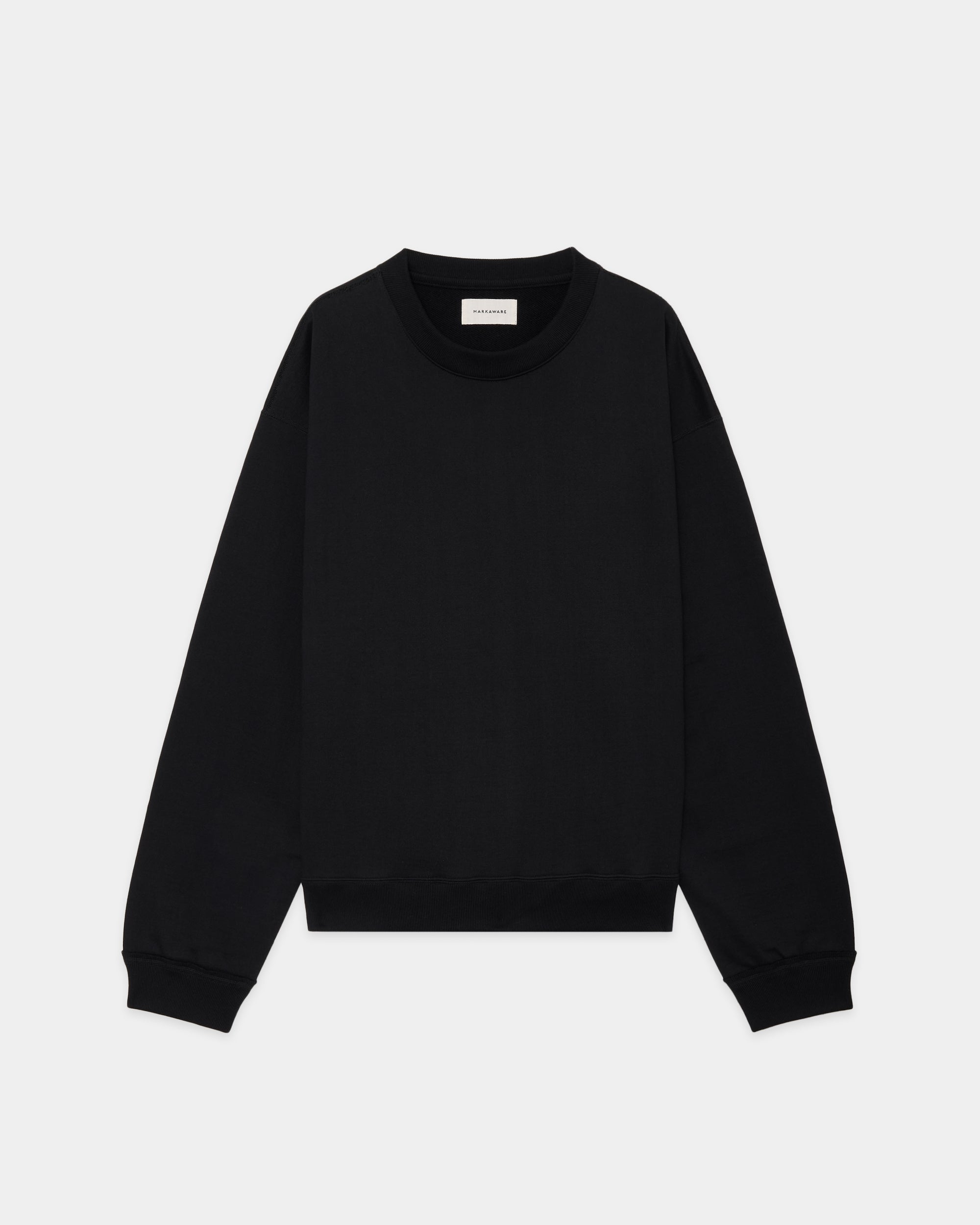オーガニックコットンヘビー吊裏毛 / コンフォートスウェット, Black
