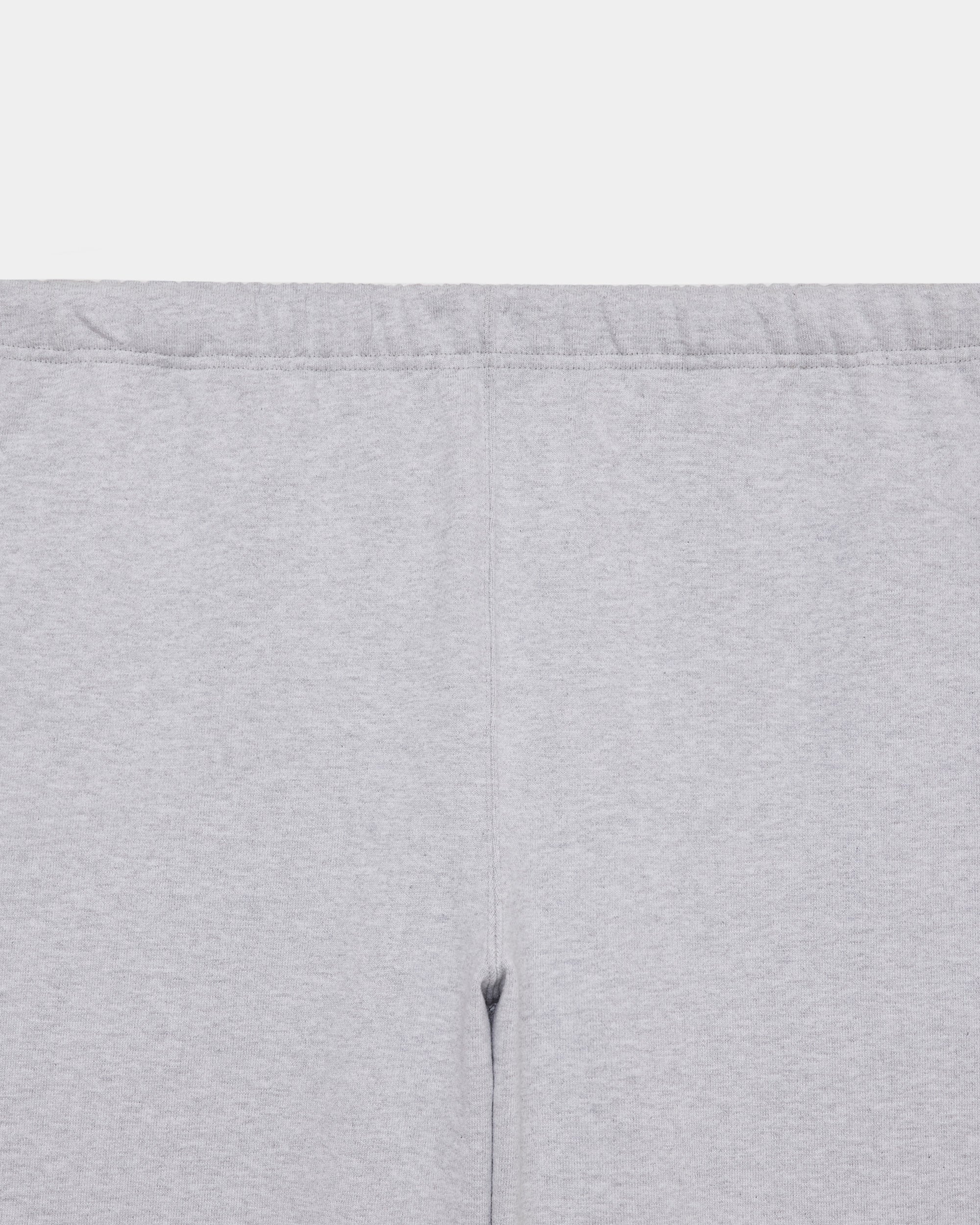ORGANIC COTTON HEAVY FLEECE WIDE GYM PANTS, Ash Gray