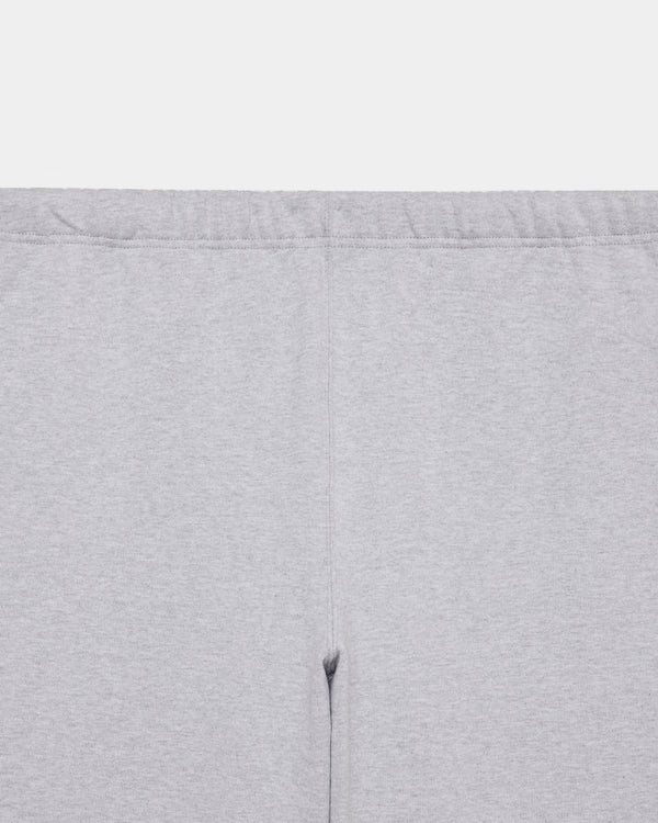 ORGANIC COTTON HEAVY FLEECE WIDE GYM PANTS, Ash Gray