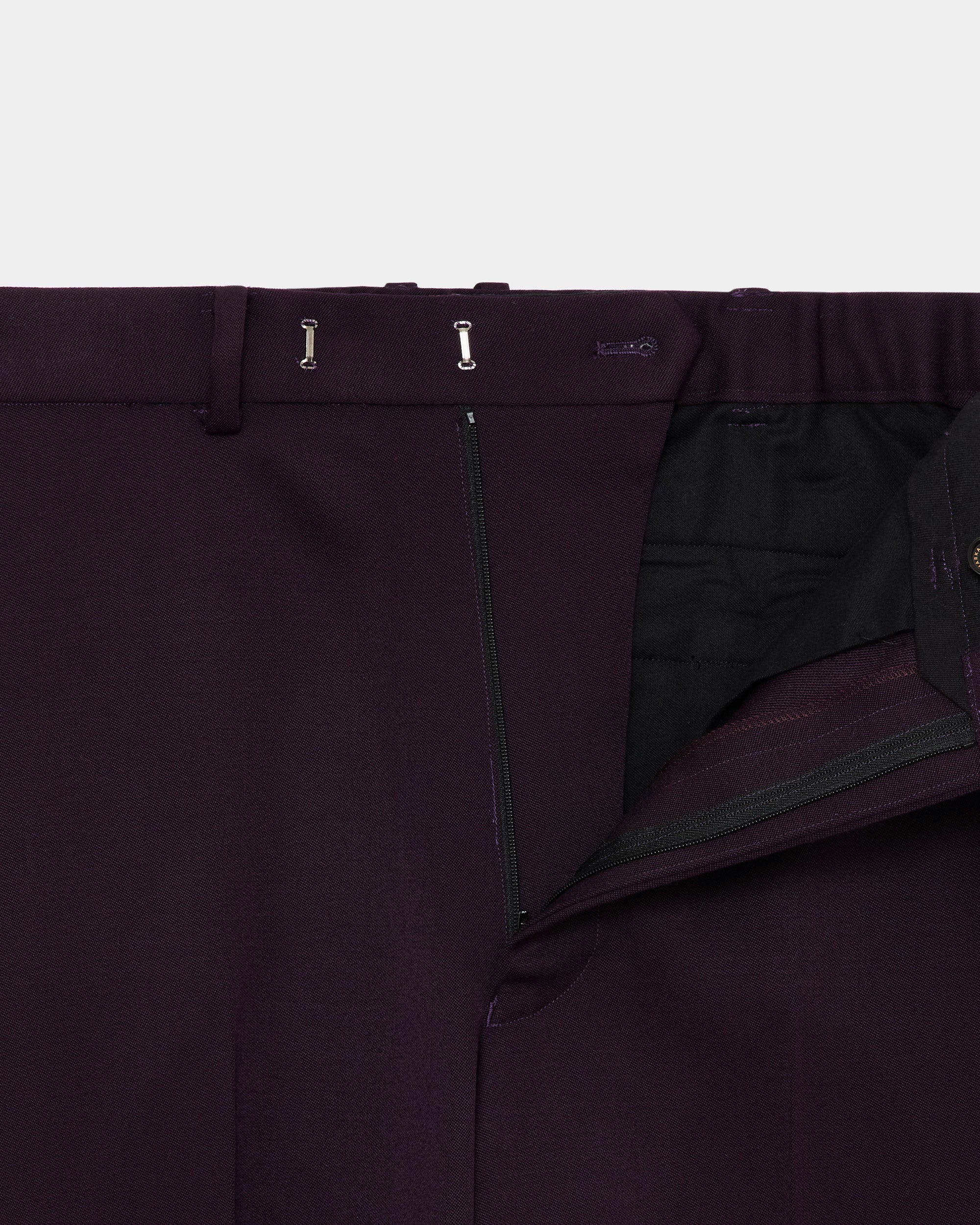 ポロワースタキシードクロス / ワイドストレートトラウザーズ, Purple