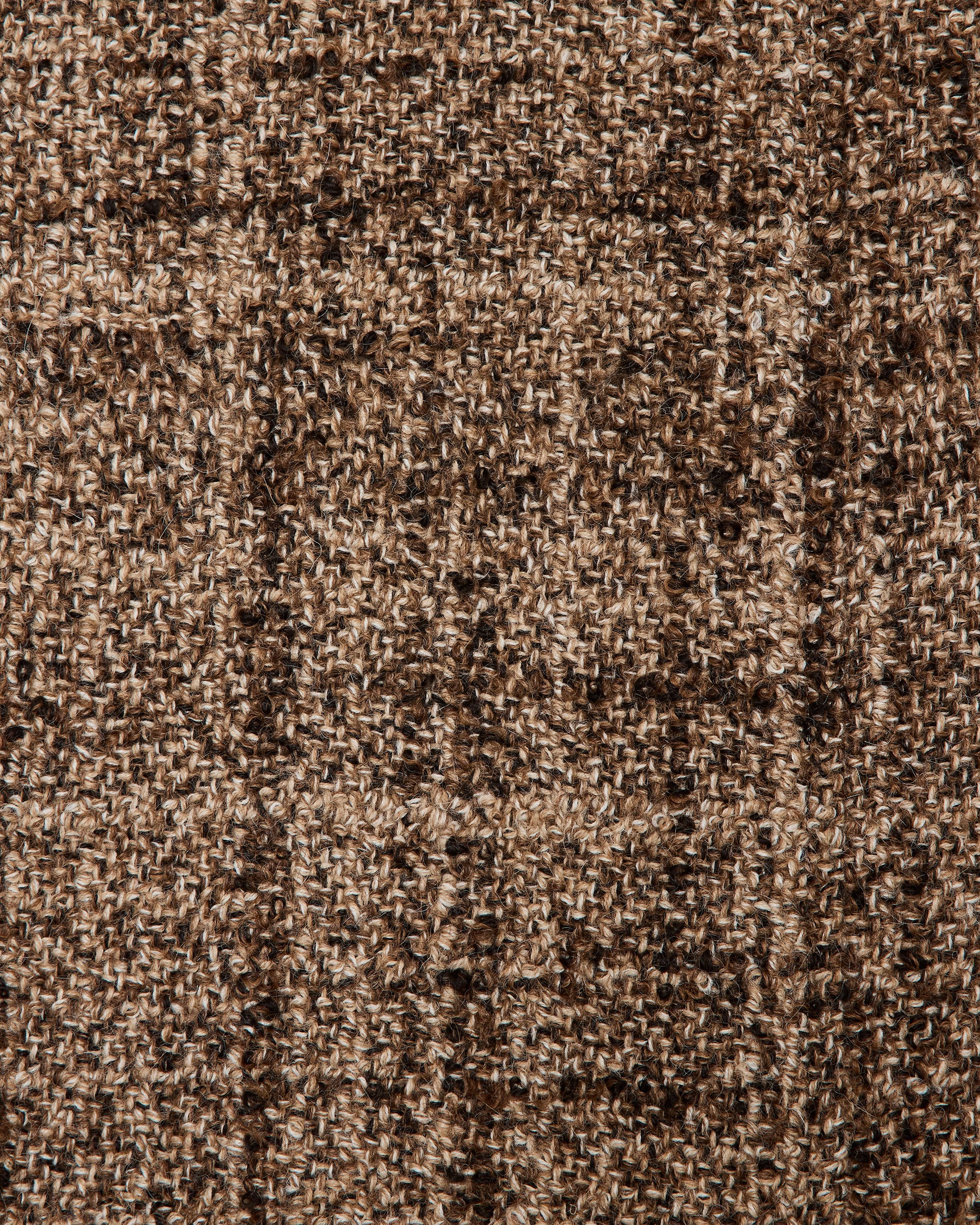 ALPACA SLUB TWEED NEW LOGGER JACKET, Natural Color Mix