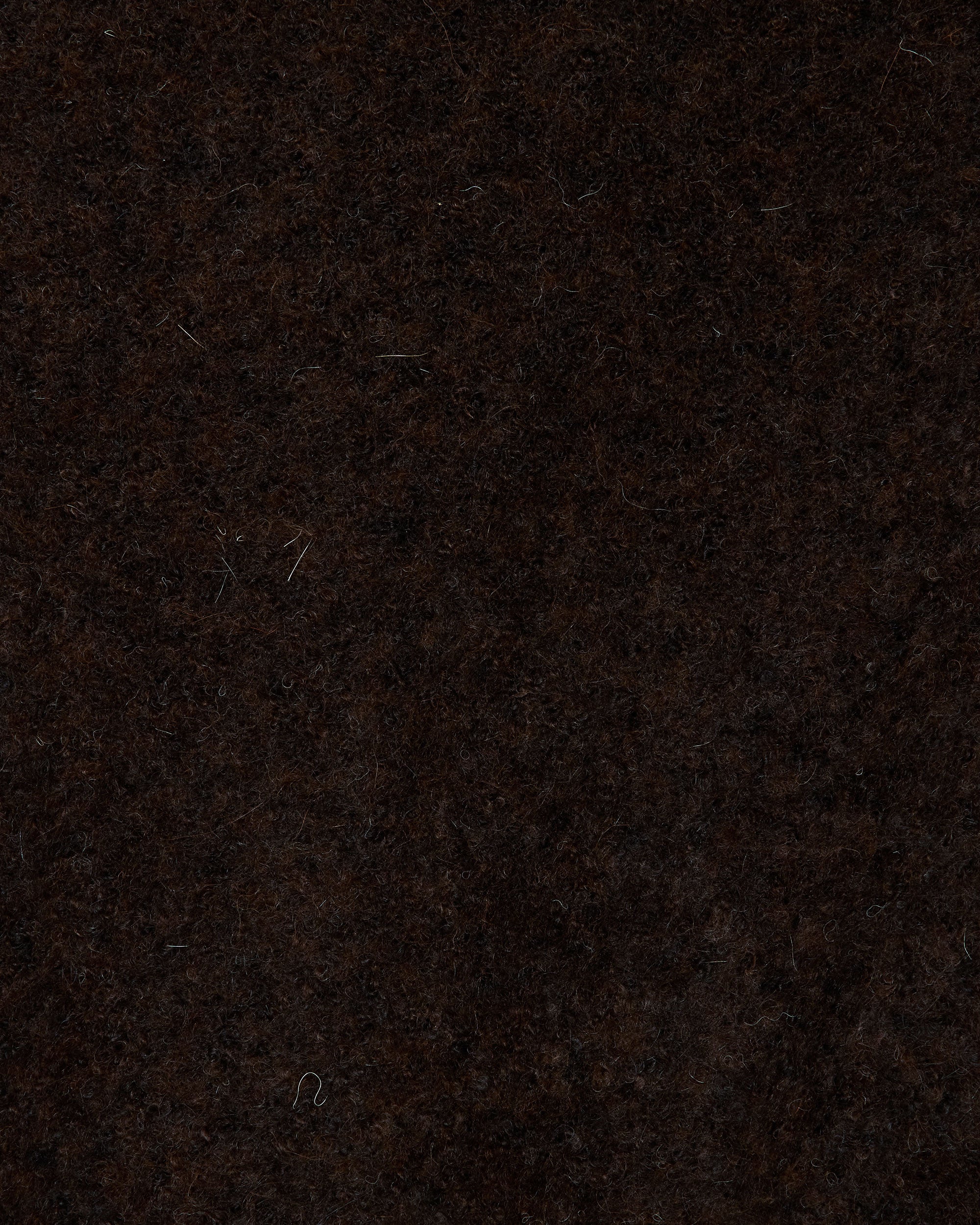 アルパカループツイード / フライングマンジャケット, N Black × N Brown