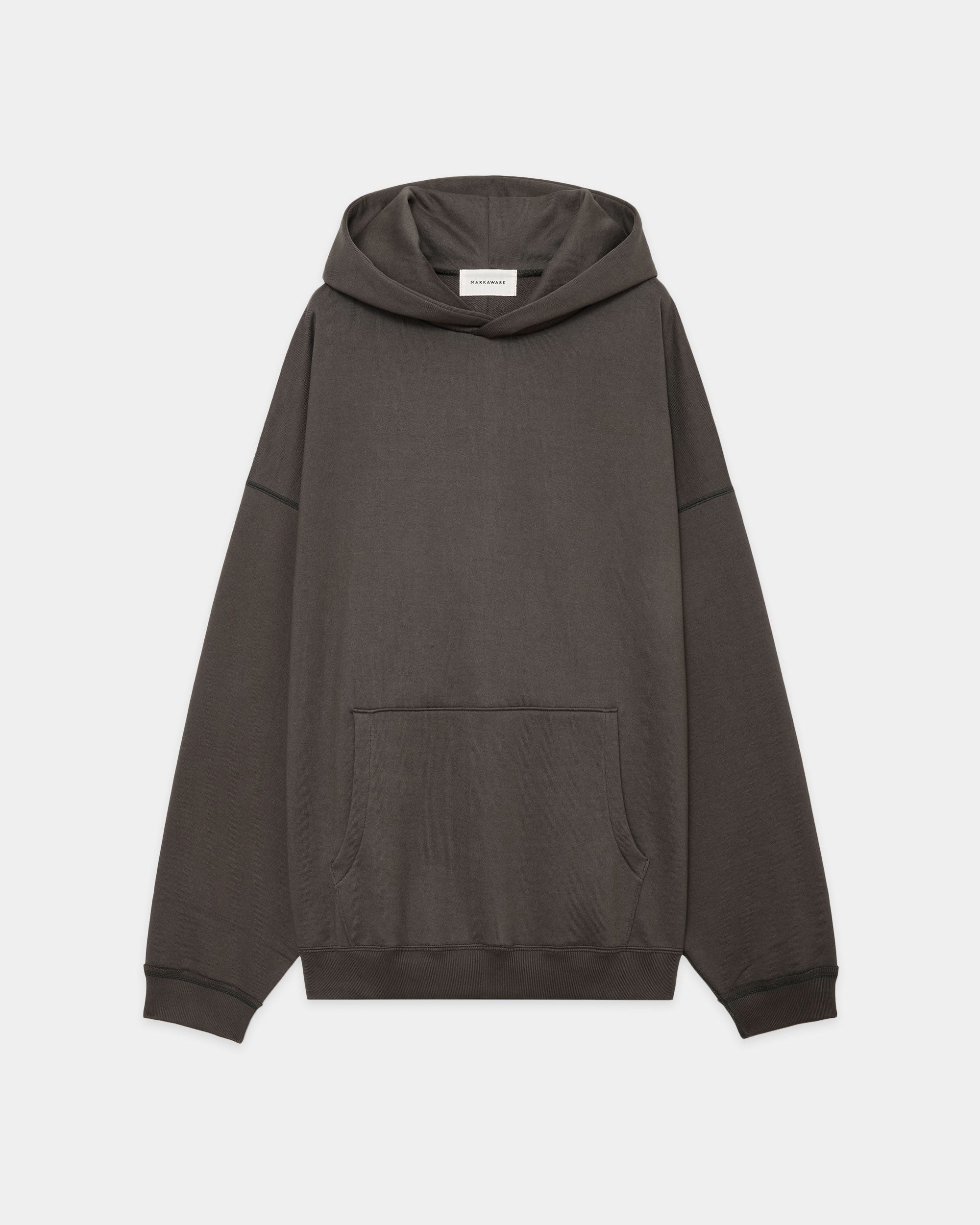 【PARKING別注】オーガニックコットンヘビー吊裏毛 / ヒュージパーカー, Charcoal