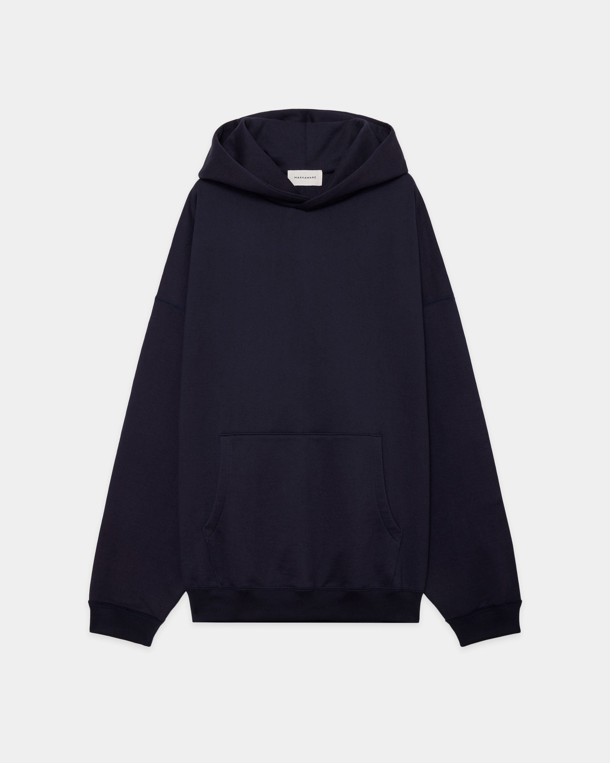 【PARKING別注】オーガニックコットンヘビー吊裏毛 / ヒュージパーカー, D.Navy