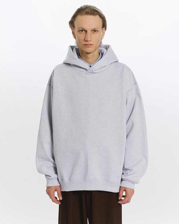 【Exclusive Model】Organic Cotton Heavy Fleece Parking-Comfort Parka,Ash Gray
