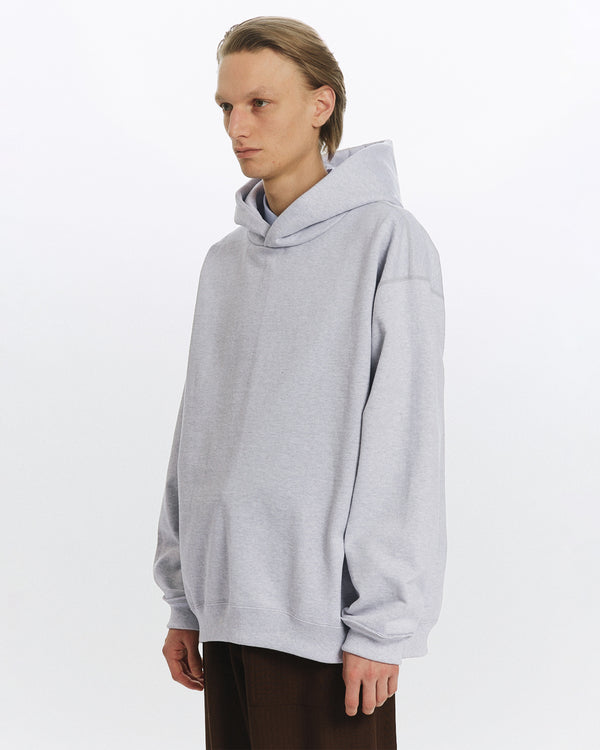 【Exclusive Model】Organic Cotton Heavy Fleece Parking-Comfort Parka,Ash Gray