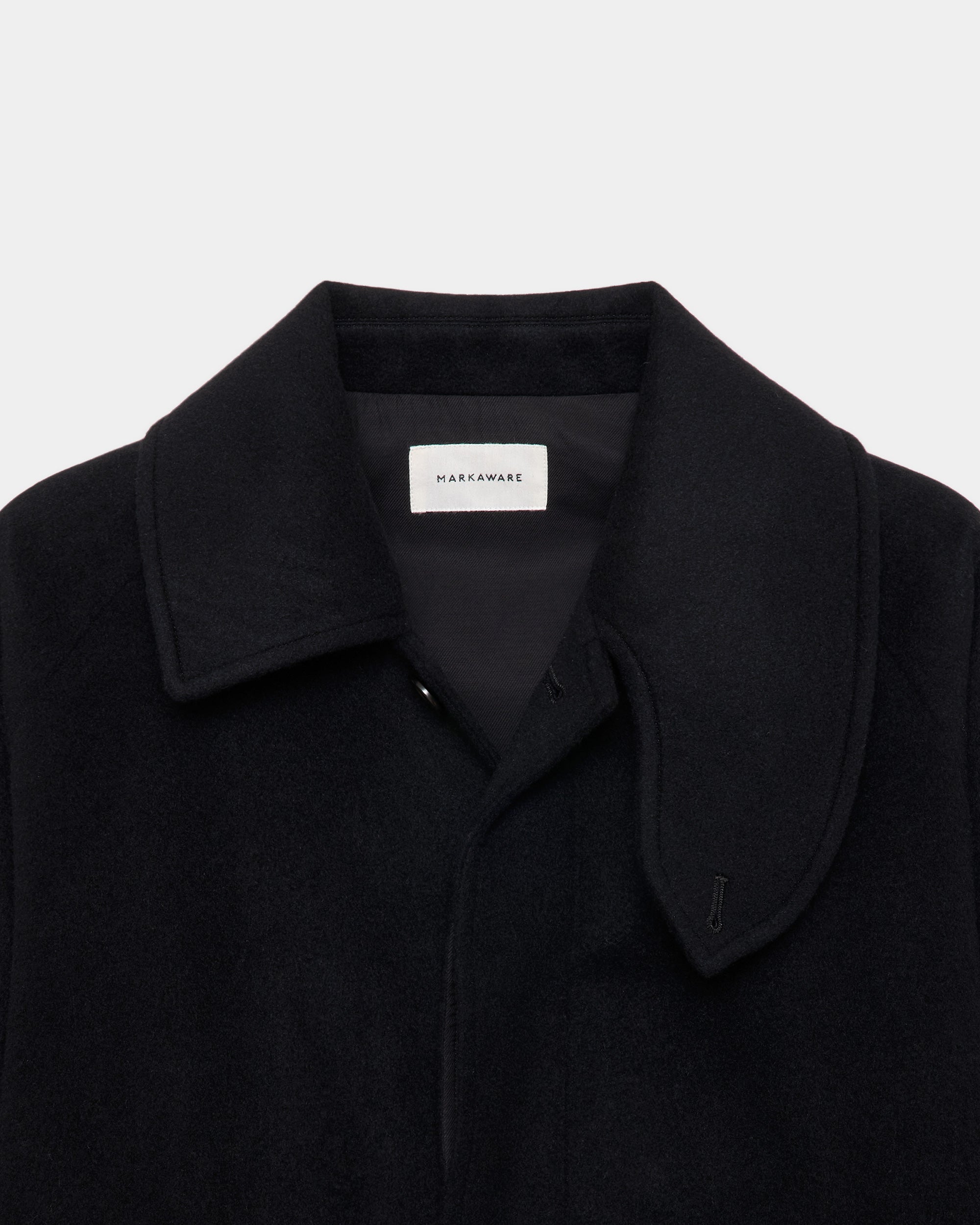 【PARKING別注】 カシミヤフランネル / フライングマンジャケット, Black