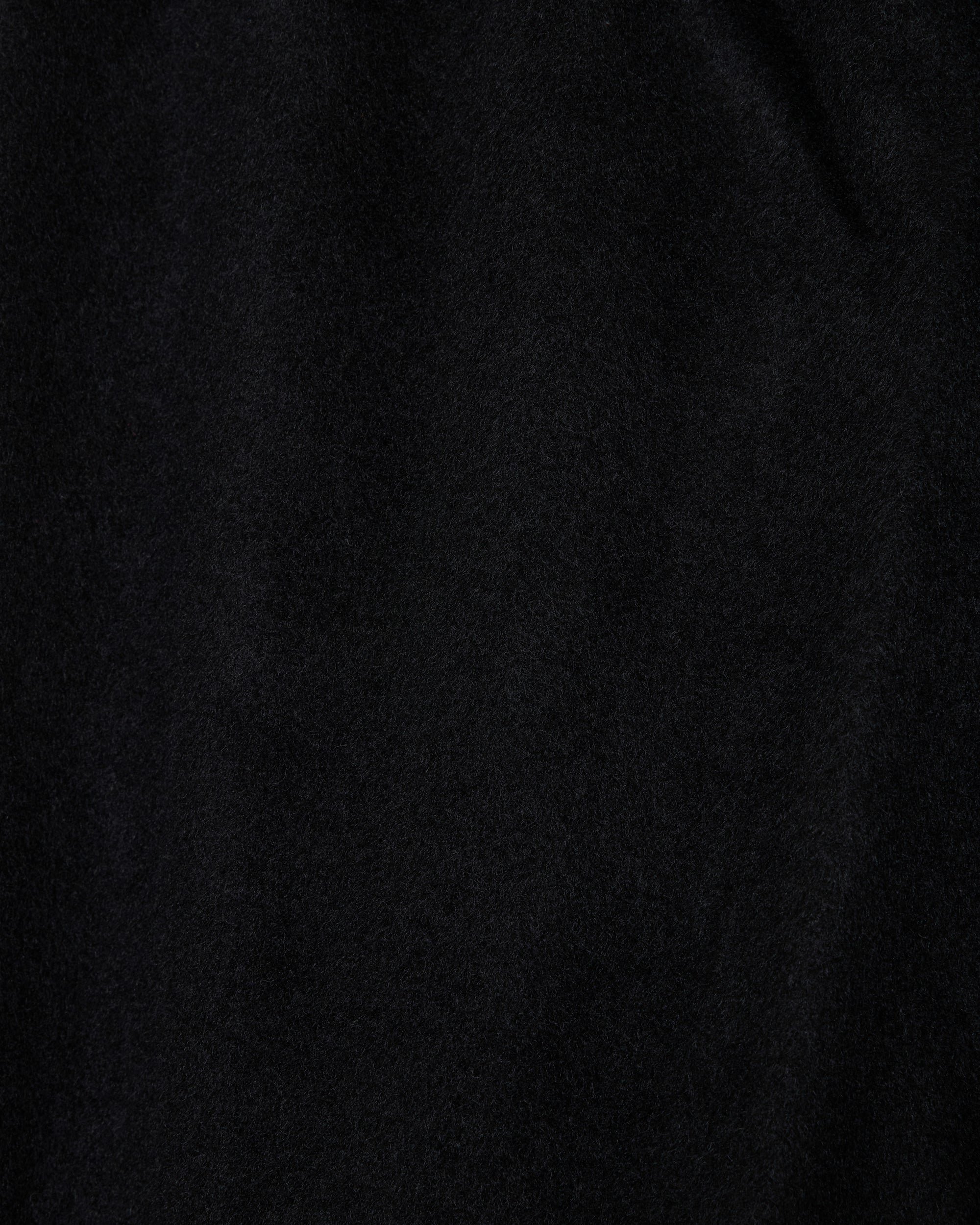 【PARKING別注】 カシミヤフランネル / ダブルプリーテッドイージートラウザーズ, Black