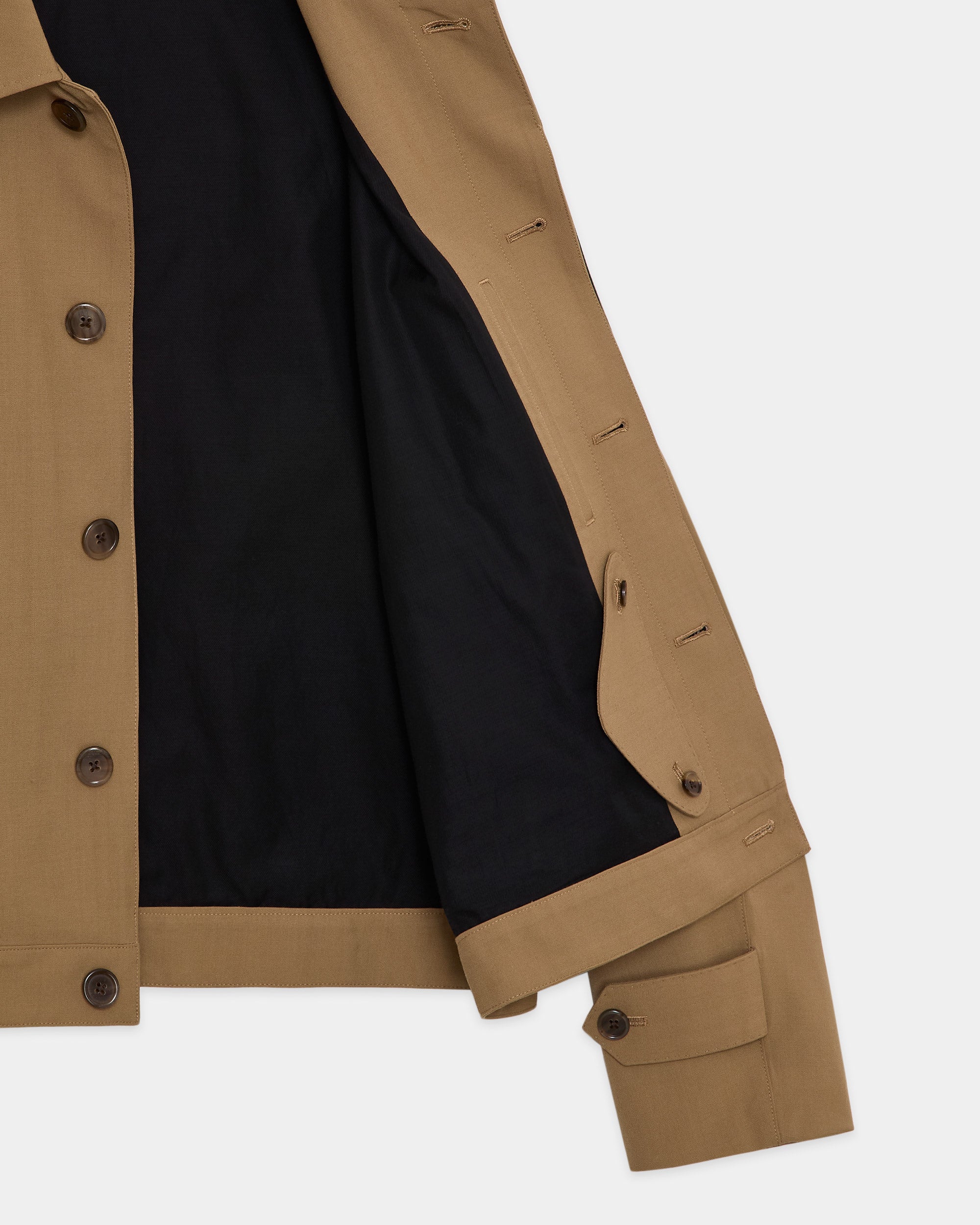 3/72 アルゼンチンウールトロピカルサバイバルクロス / サービスジャケット, Beige