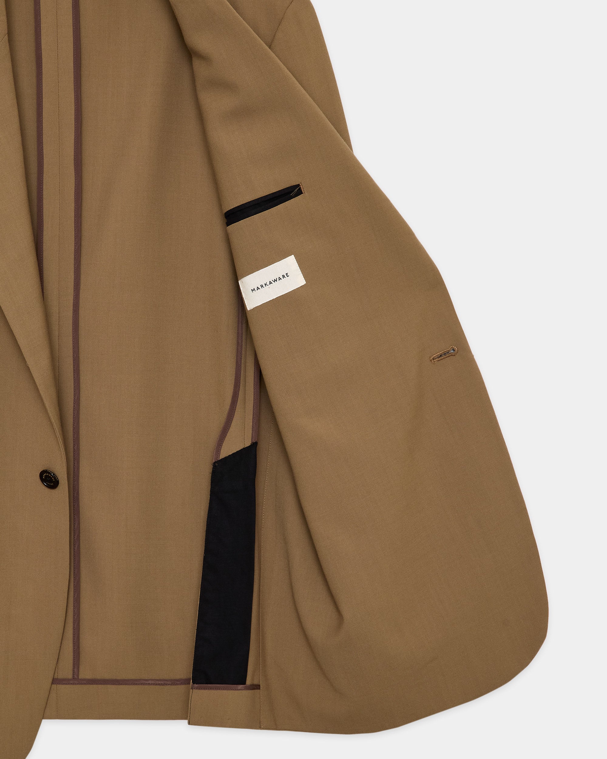 3/72 アルゼンチンウール トロピカル・サバイバル・クロス / マクファーソンジャケット, Beige