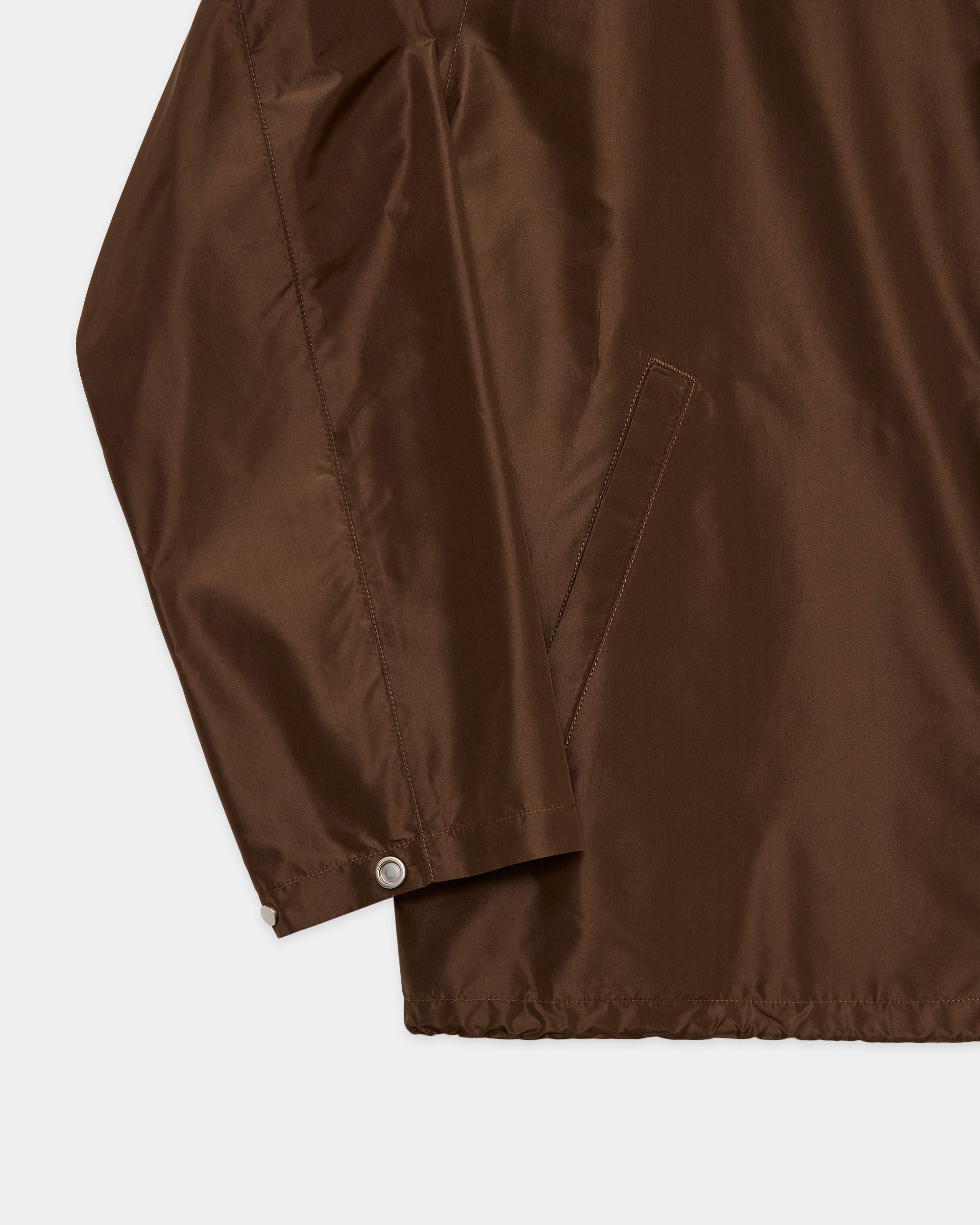 シルクタフタ / コーチジャケット, Burnt Umber