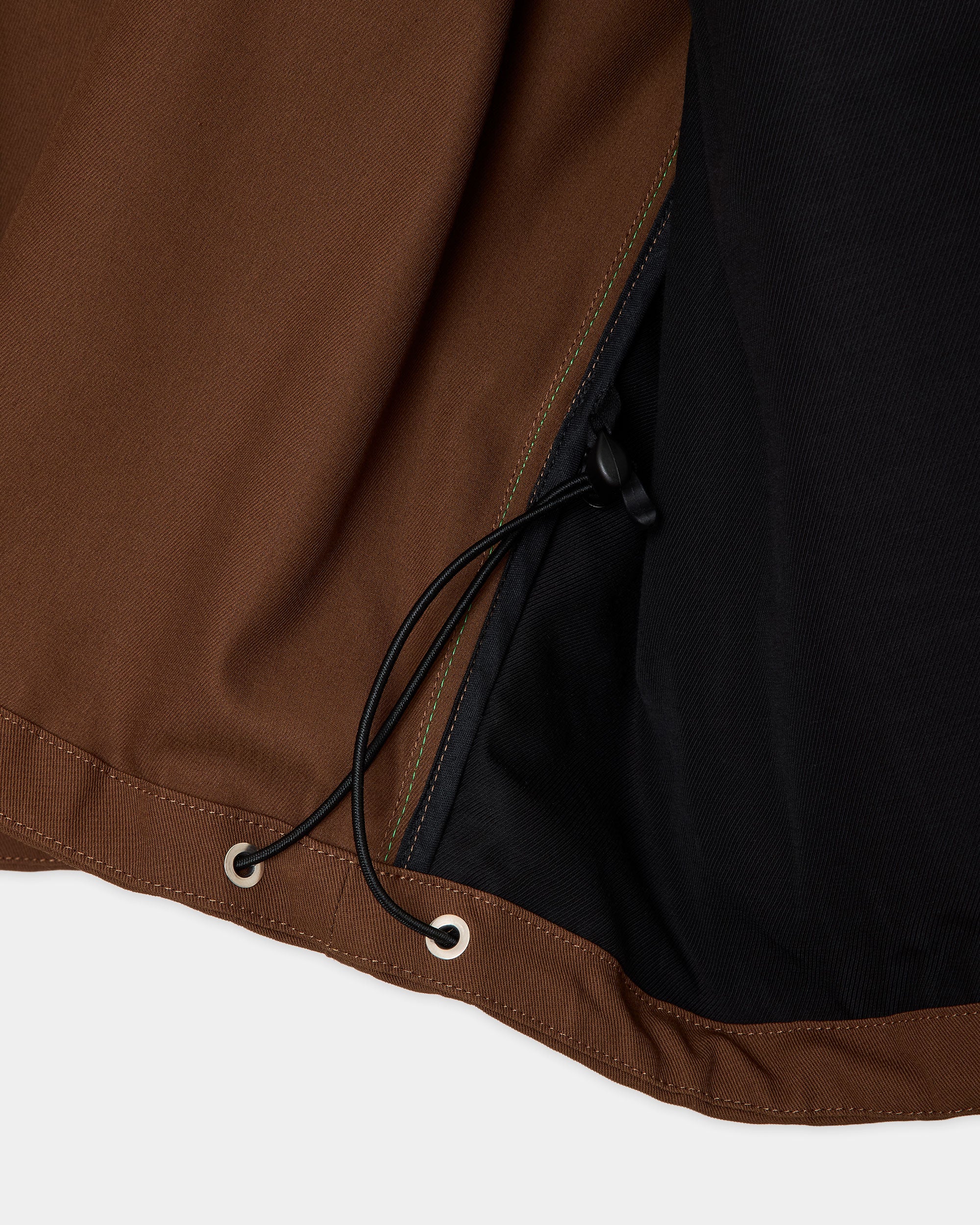 60/2オーガニック強燃ボイル3/2ツイル / ショートフィールドブルゾン, Burnt Umber