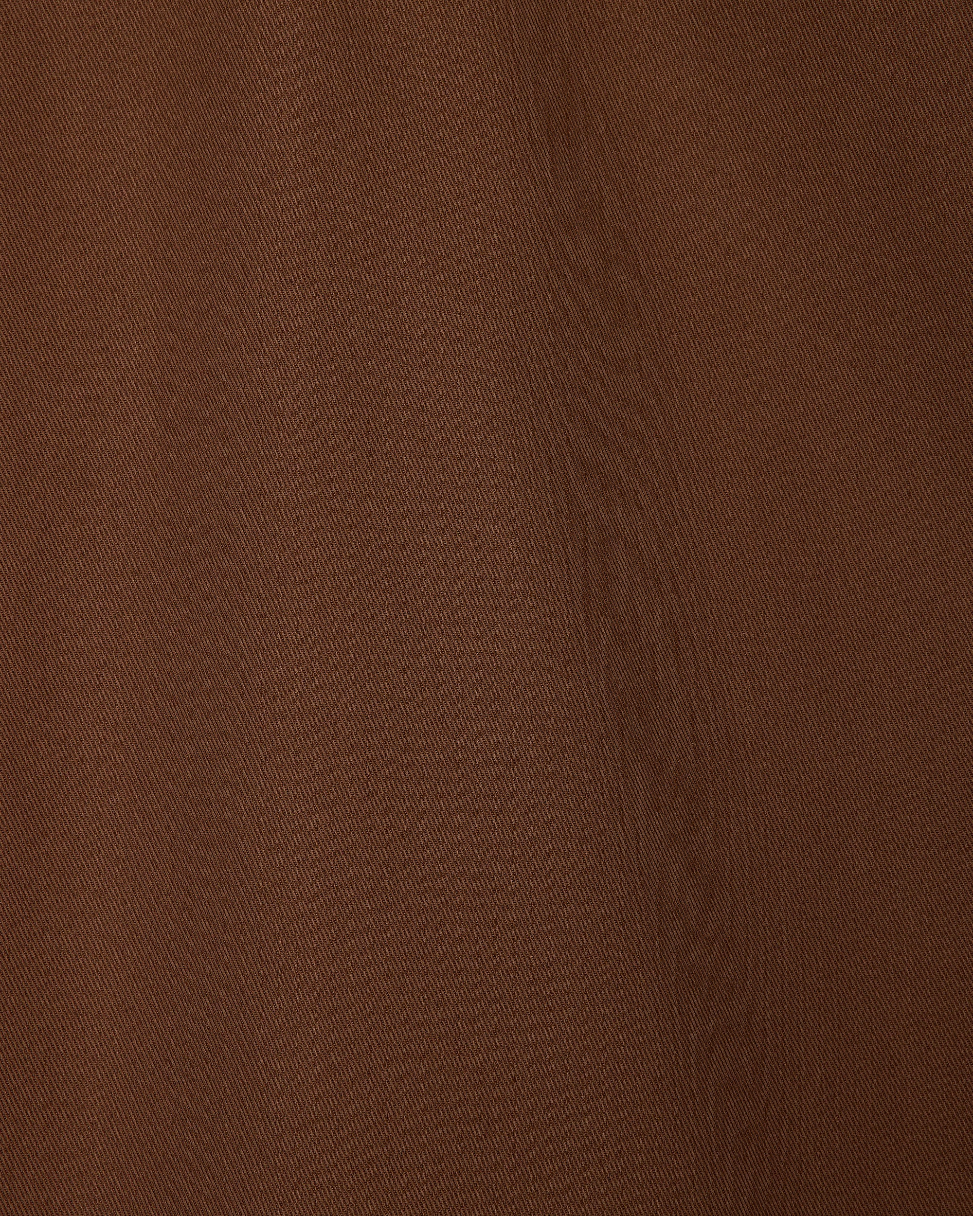 60/2オーガニック強燃ボイル3/2ツイル / ショートフィールドブルゾン, Burnt Umber