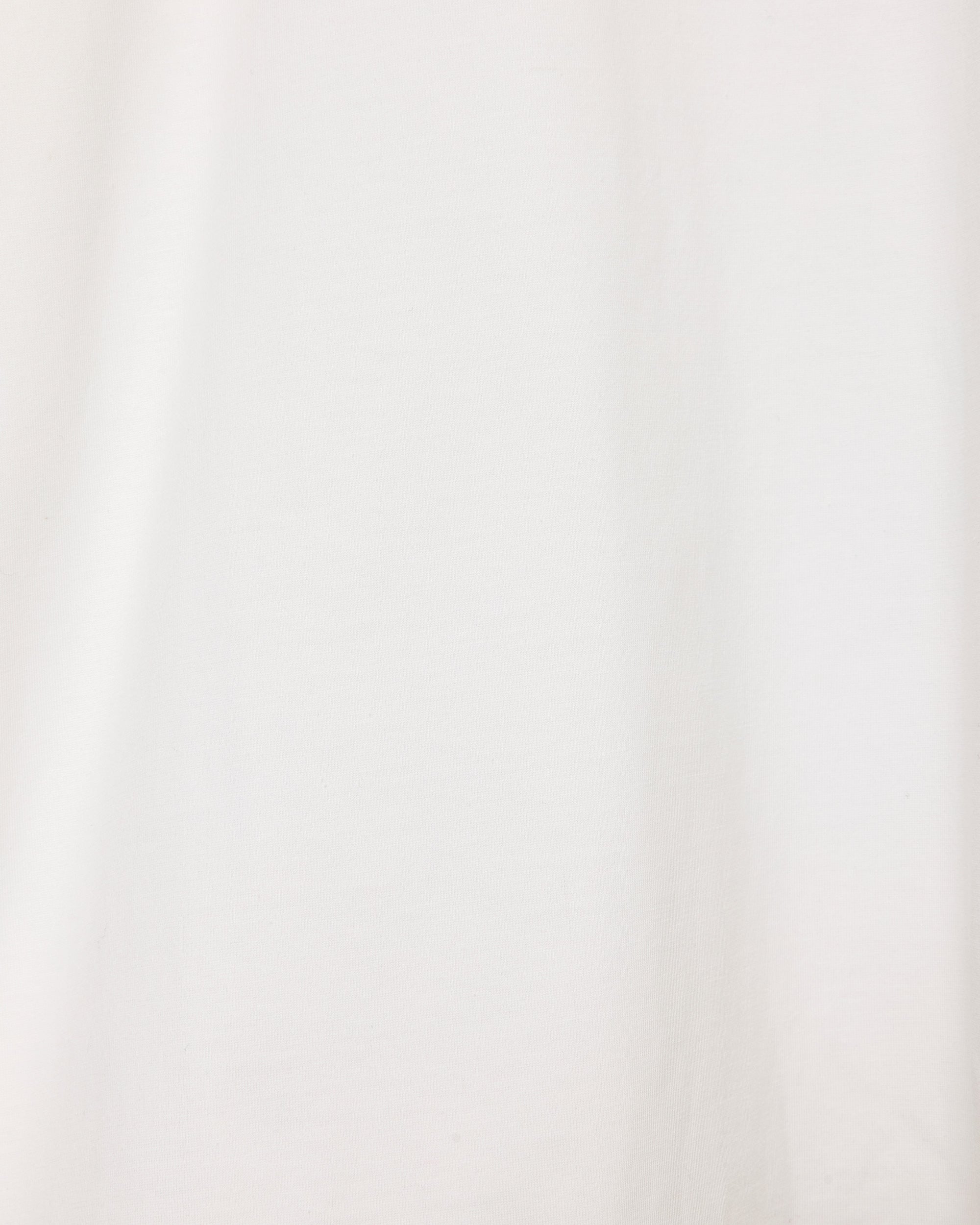 オーガニックGIZA 80/3 天竺 サバイバルクロス® / コンフォートフィットTee, White