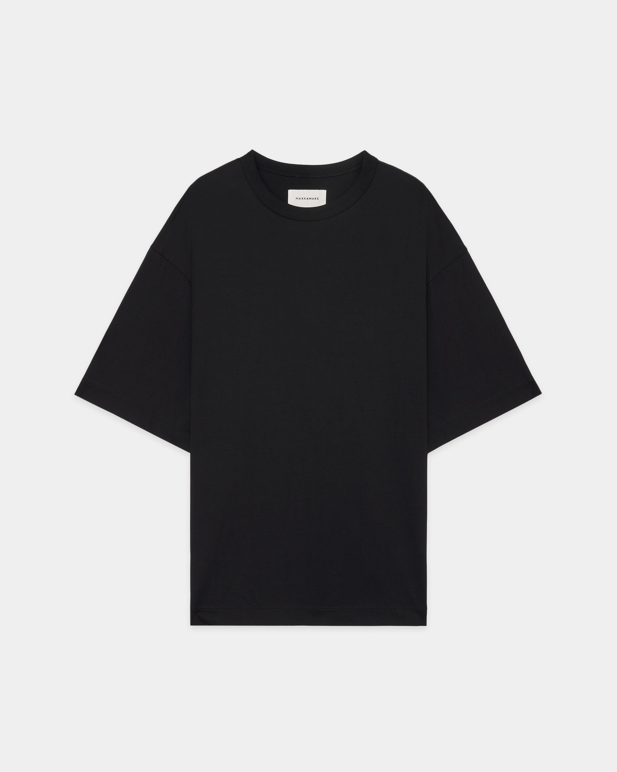 オーガニックGIZA 80/3 天竺 サバイバルクロス® / コンフォートフィットTee, Black