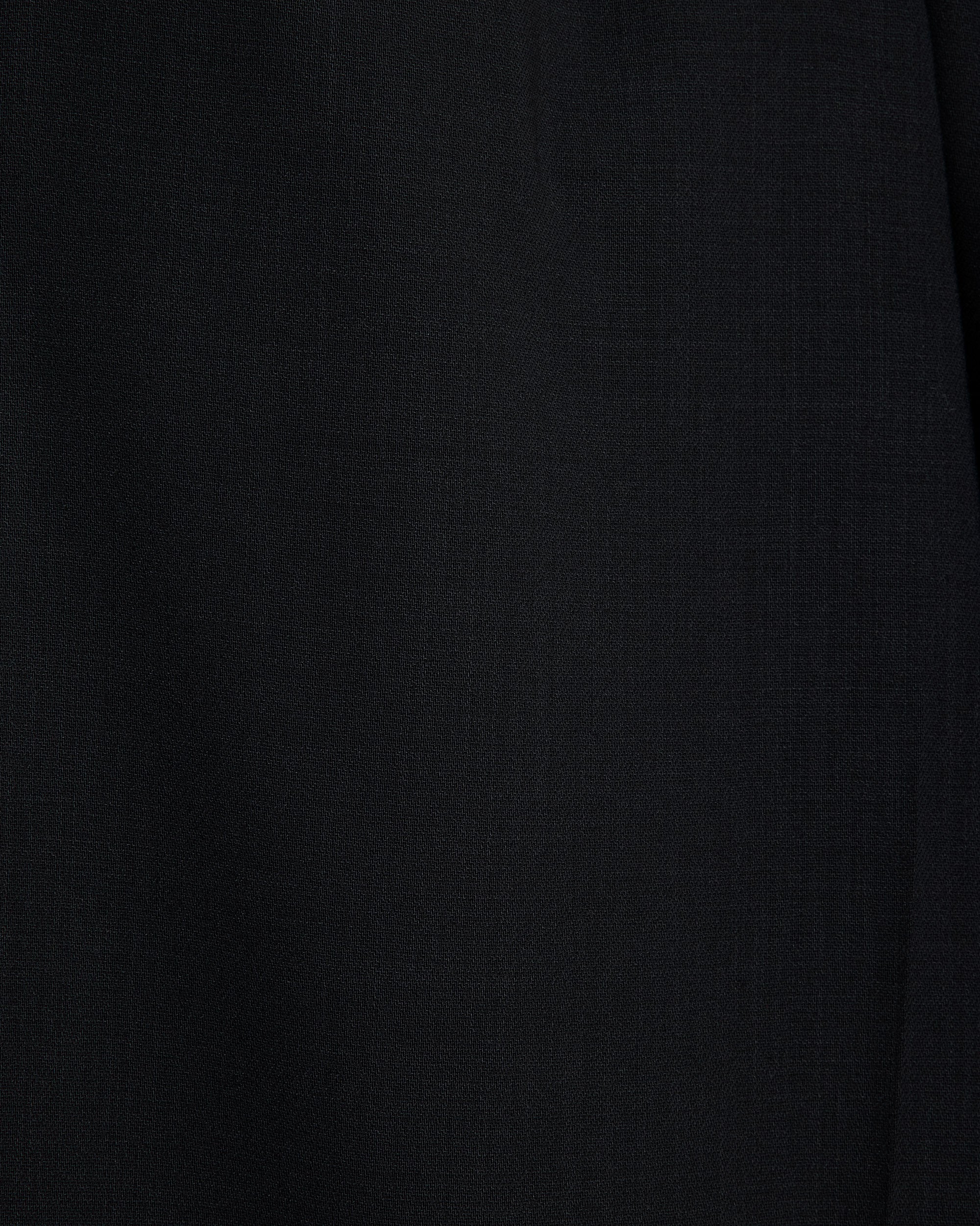 オーガニックウールライトサージ / ダブルプリーテッドトラウザーズ, Black