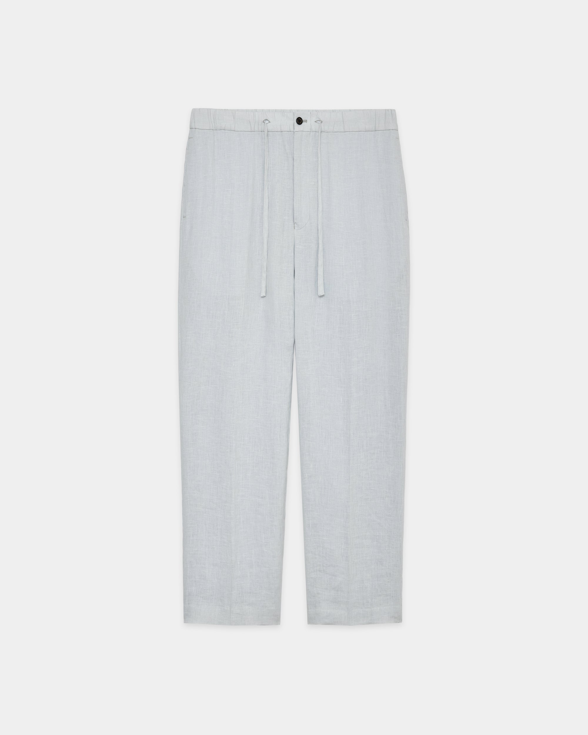 ヘンプ細布 / フラットテーパードイージートラウザーズ, Ice
