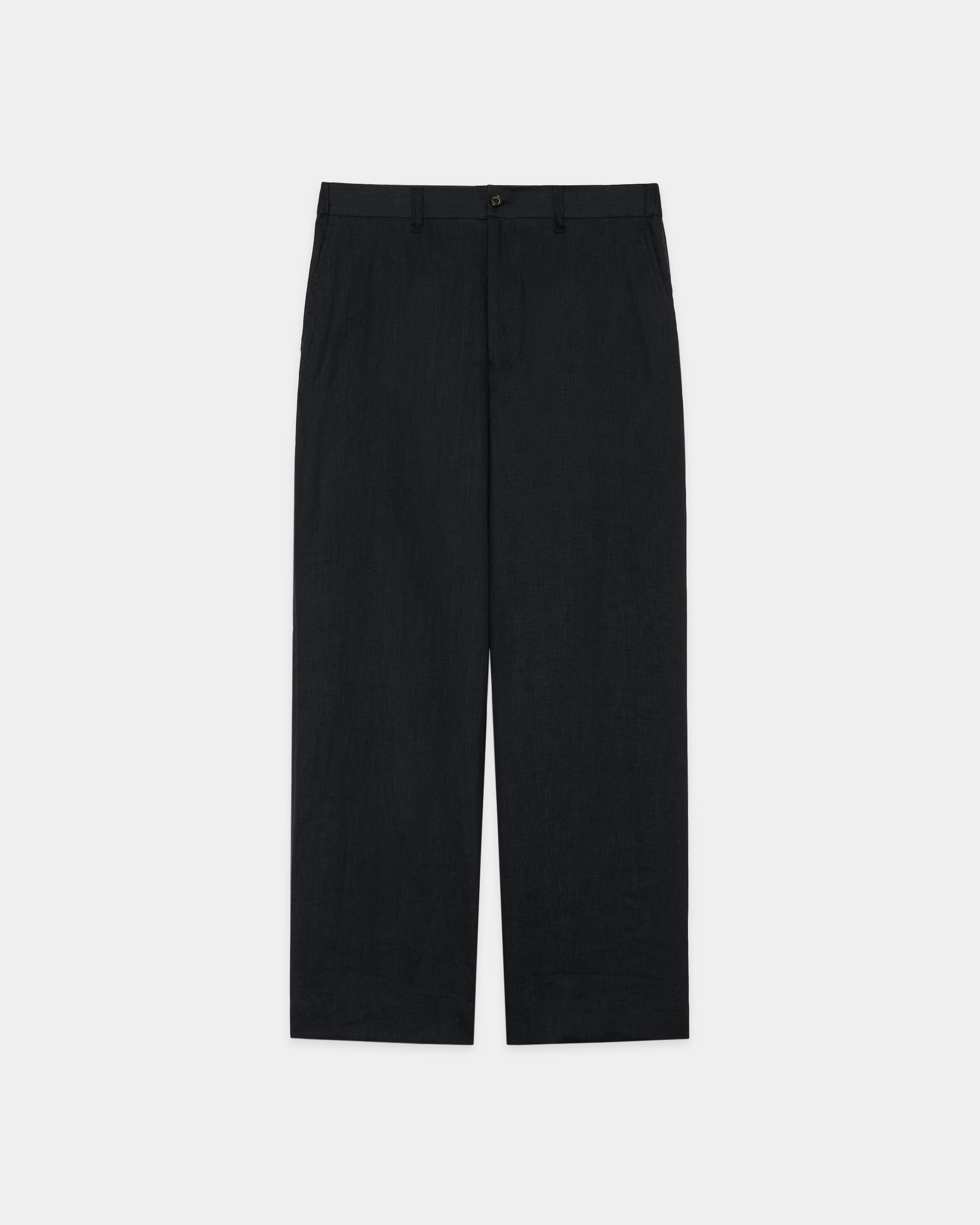 ヘンプ細布 / ワイドペンターパンツⅡ, Black