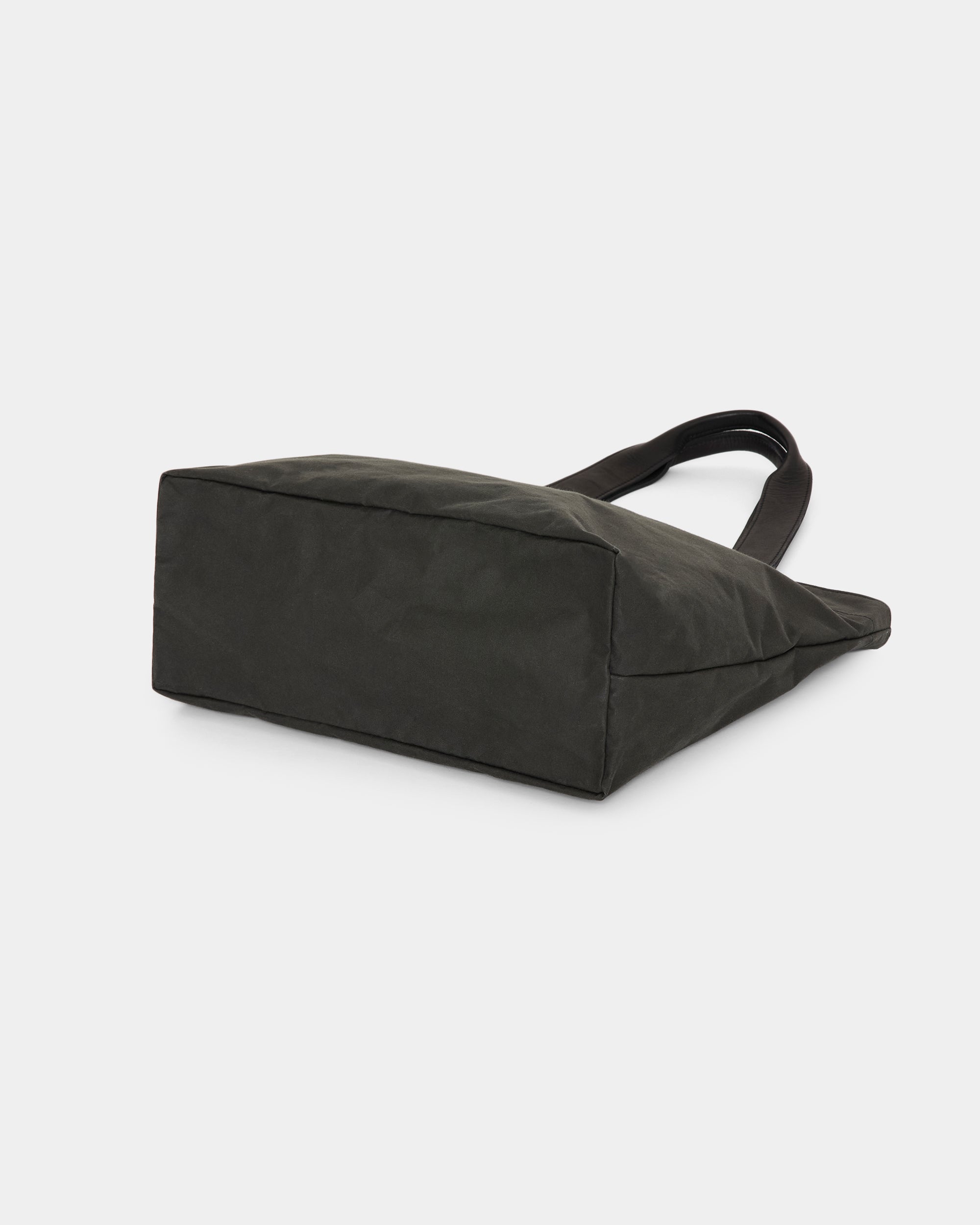 Organic Cotton Heavy All Weather Cloth Tote Bag, Dark Sage