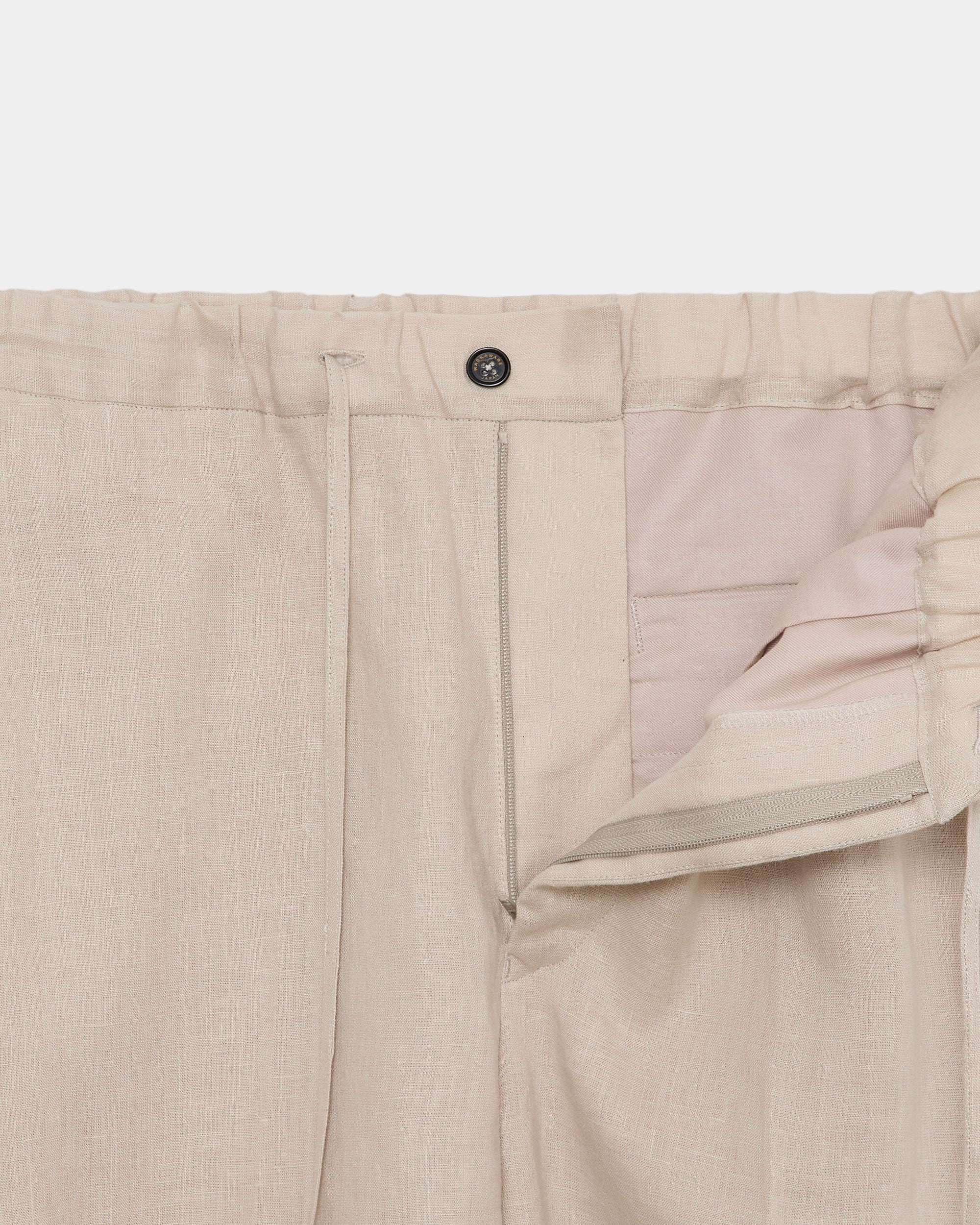 ヘンプ細布 / フラットテーパードイージーショーツ, Taupe