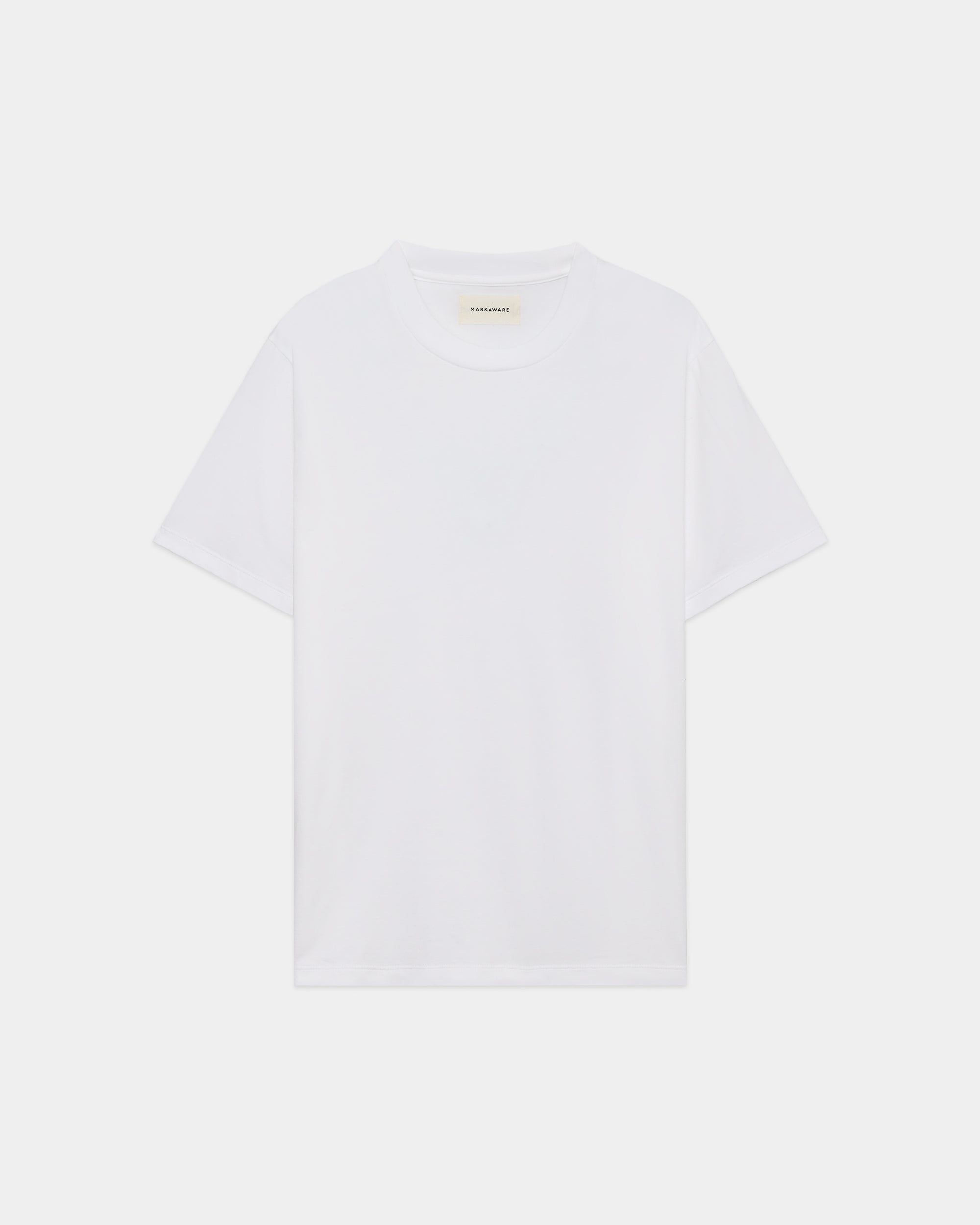 オーガニックGIZA70/2天竺 / レギュラーフィットTee, White