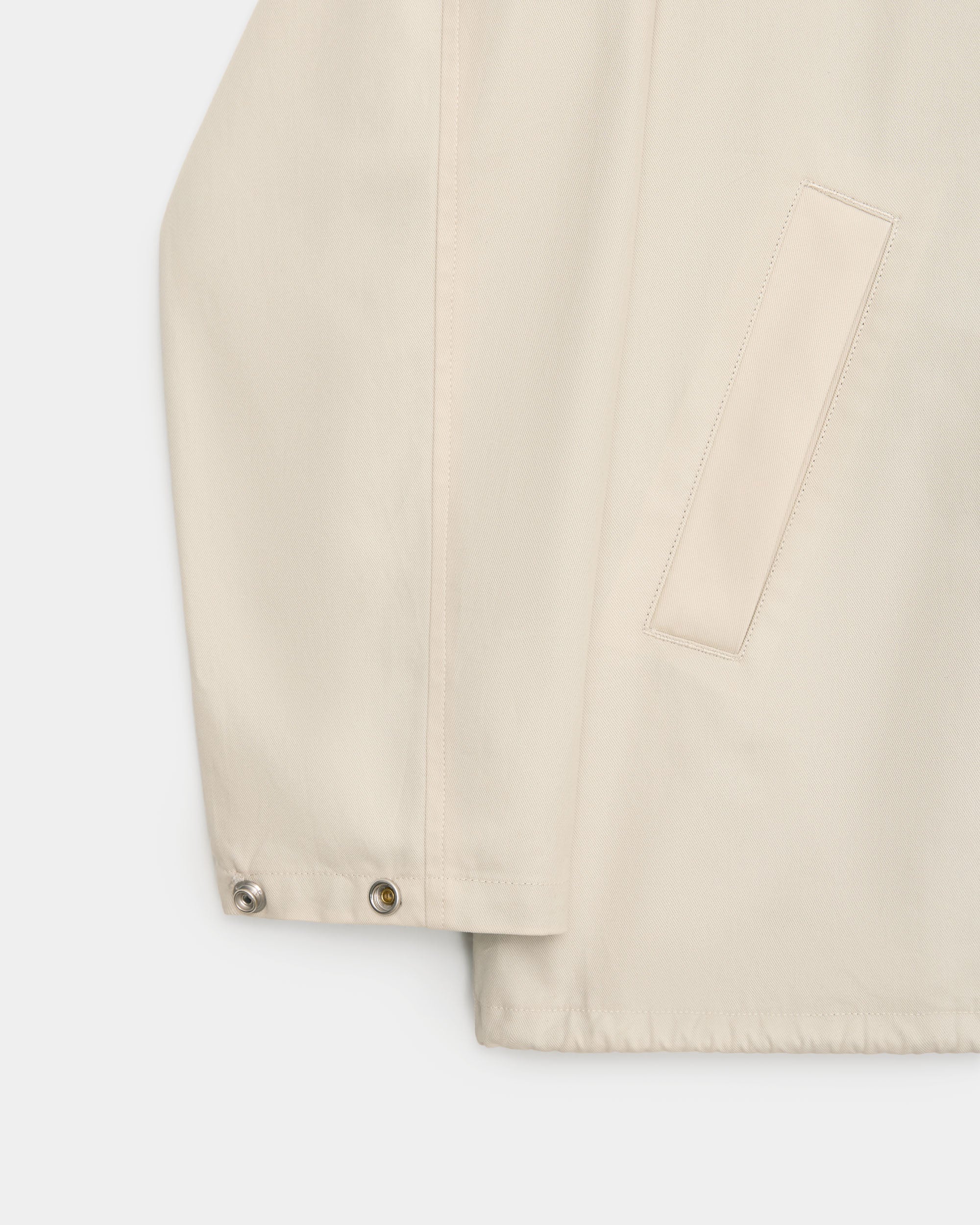 オーガニックGIZA60/3サバイバルクロス® / コーチジャケットⅣ, Ivory