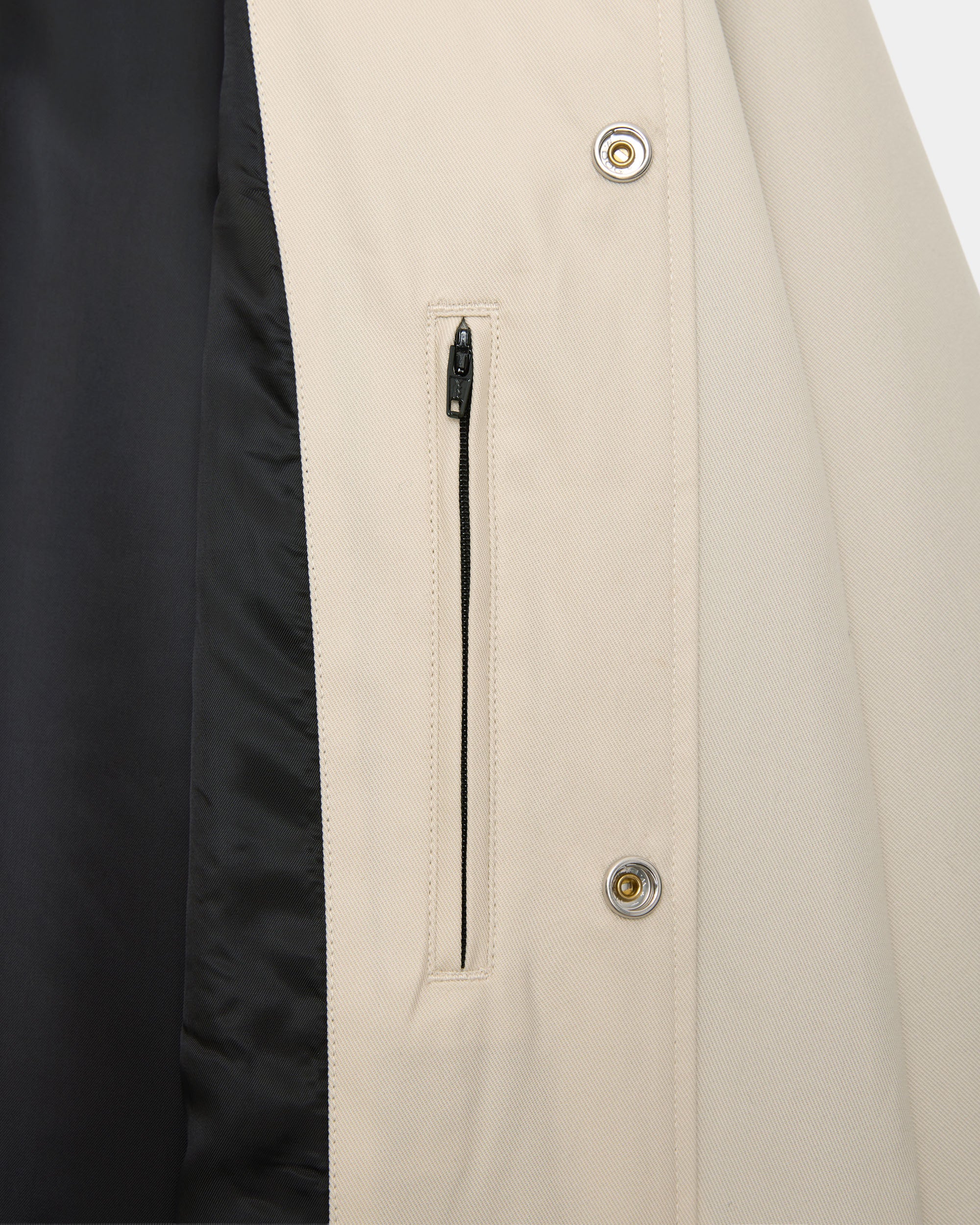 オーガニックGIZA60/3サバイバルクロス® / コーチジャケットⅣ, Ivory