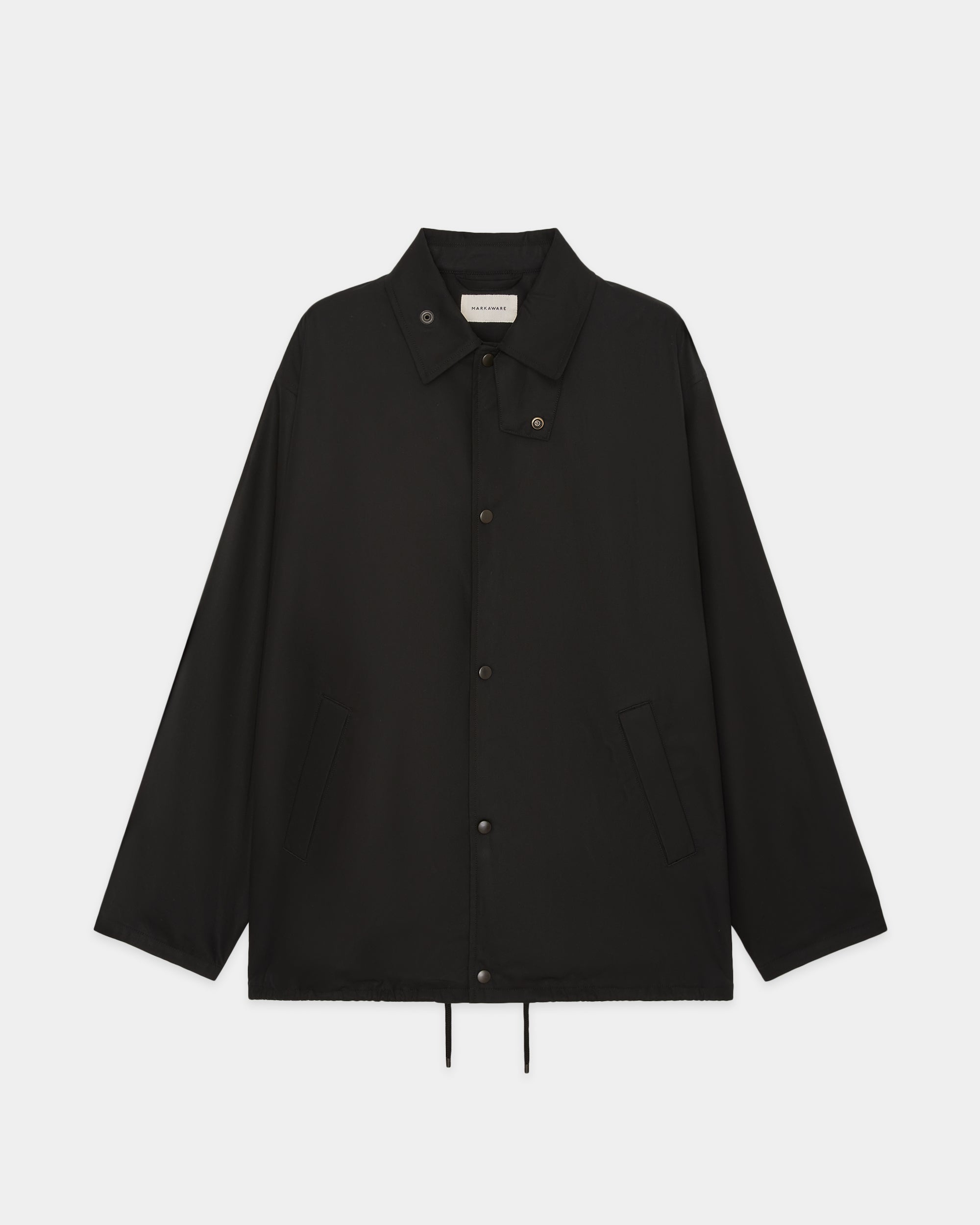 オーガニックGIZA60/3サバイバルクロス® / コーチジャケットⅣ, Black