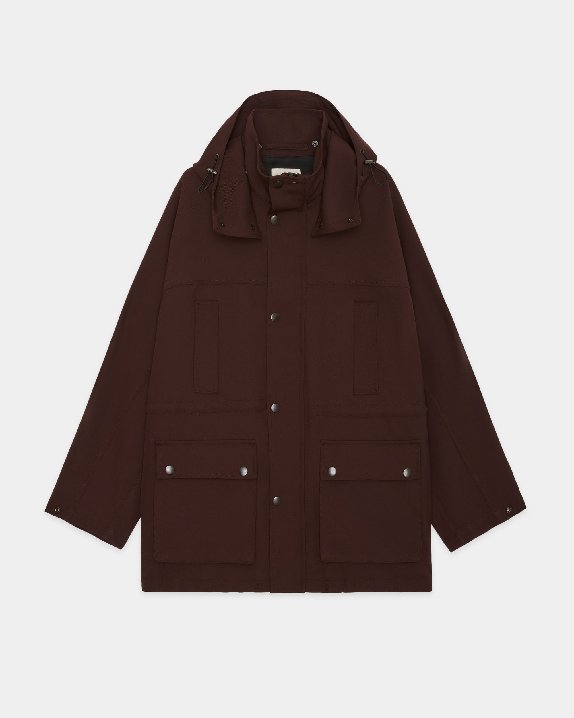 3/60 オーガニックウールサバイバルクロス® / マウンテンパーカ, Dark Brown