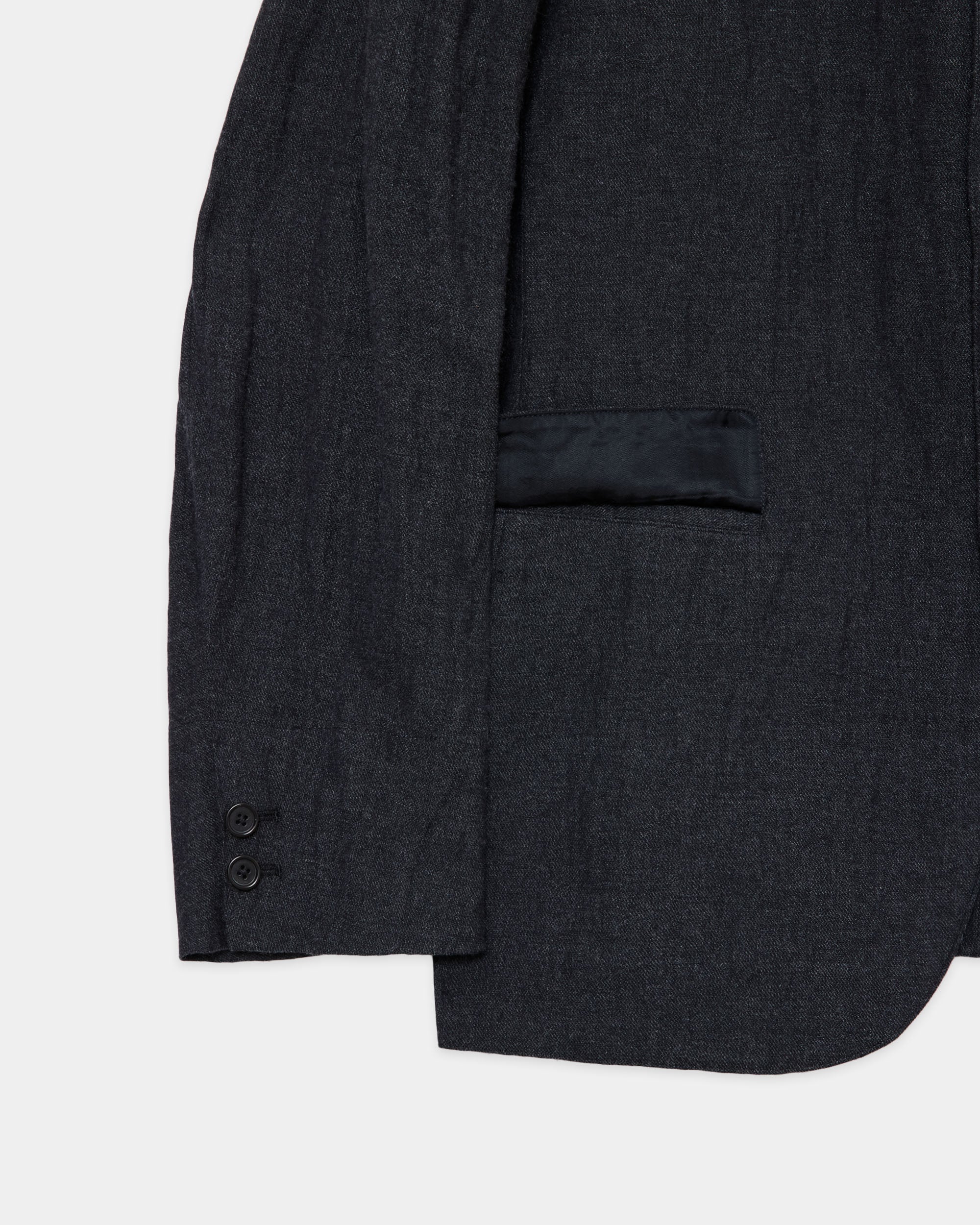 Organic Wool X Stainless Oatmeal / Sack Coat, Sumikuro