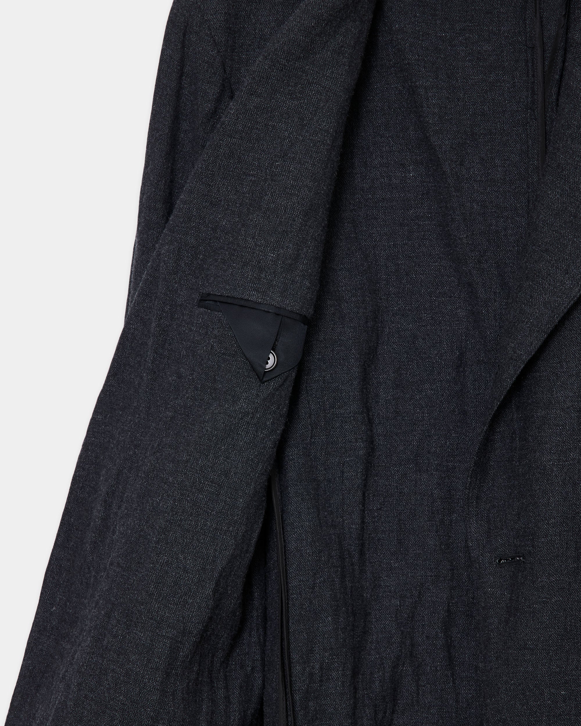 Organic Wool X Stainless Oatmeal / Sack Coat, Sumikuro