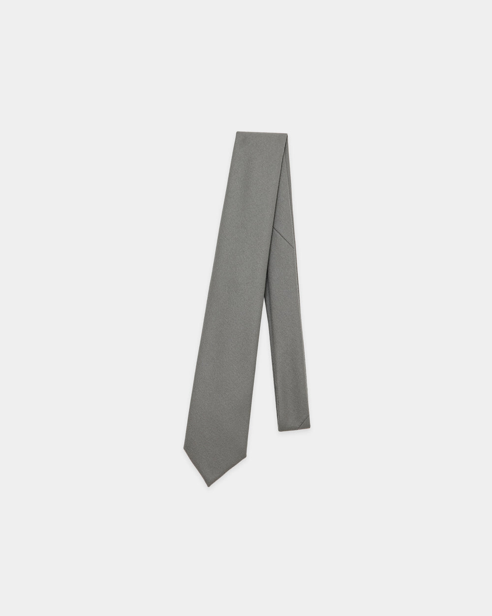 2/2/96 Wool Flannel / Tie, Steel Gray