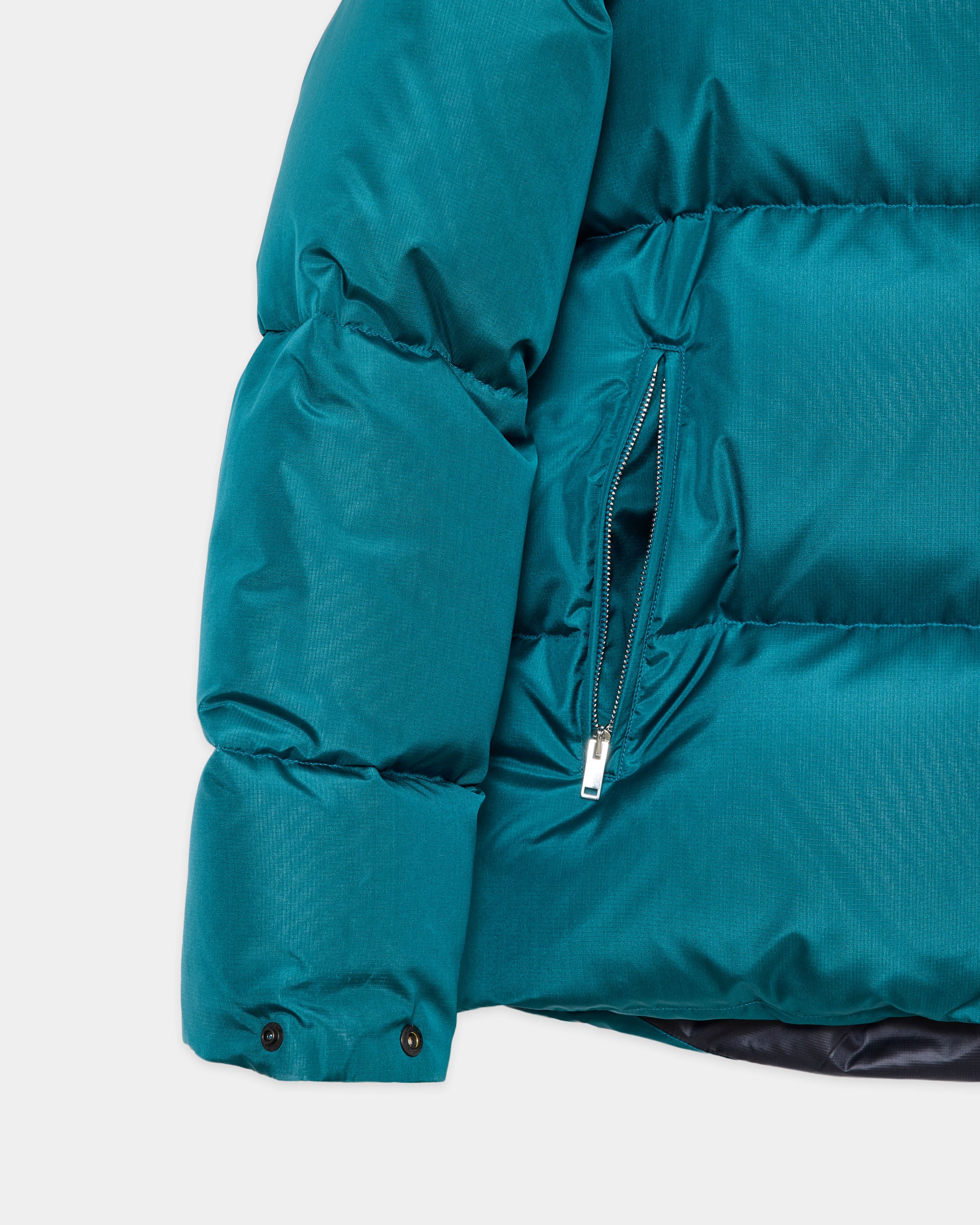 シルクリップストップ / アルパインショートダウンパーカ, Cerulean Blue