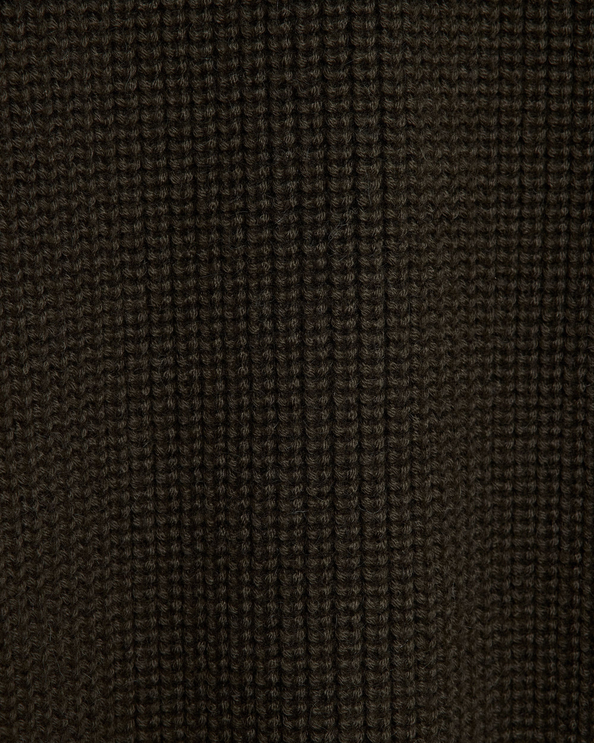 アルパカ16 / リブドポロカラージャンパー, Dark Olive