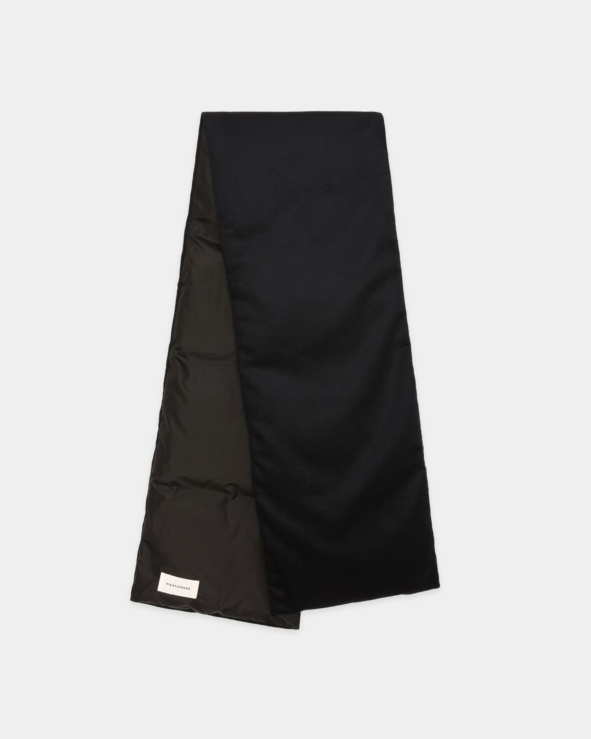 Cashmere Flannel / Cashmere Down Stole, Black