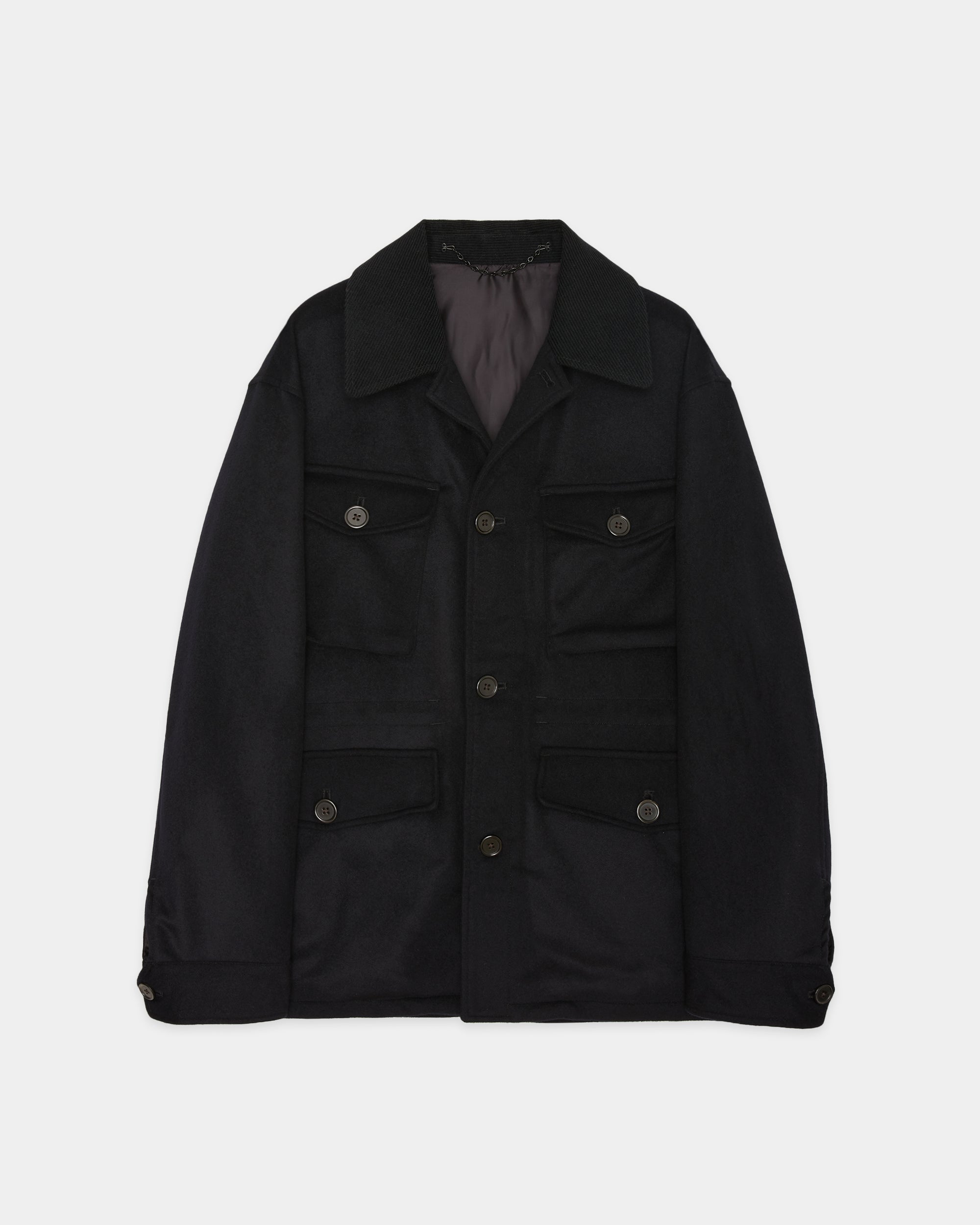 Cashmere Flannel / B.D.U. Jacket, Black