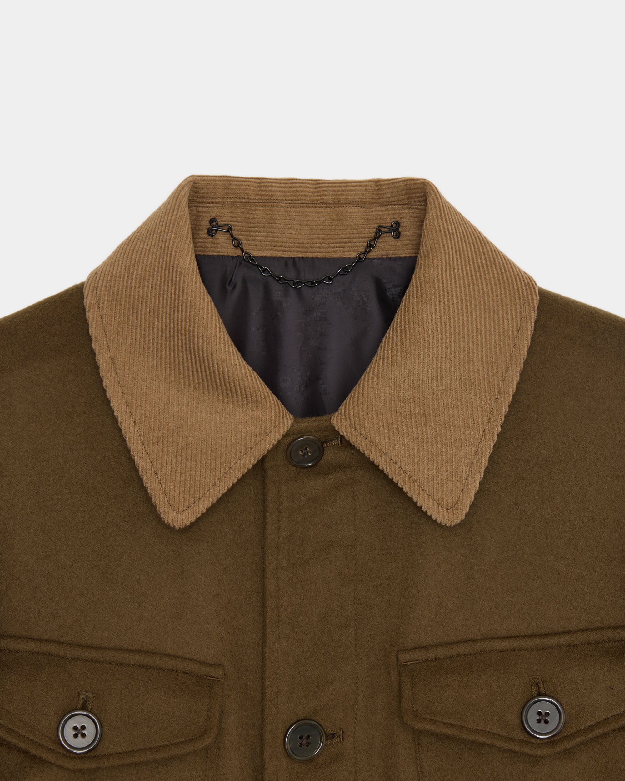 Cashmere Flannel / B.D.U. Jacket, Olive