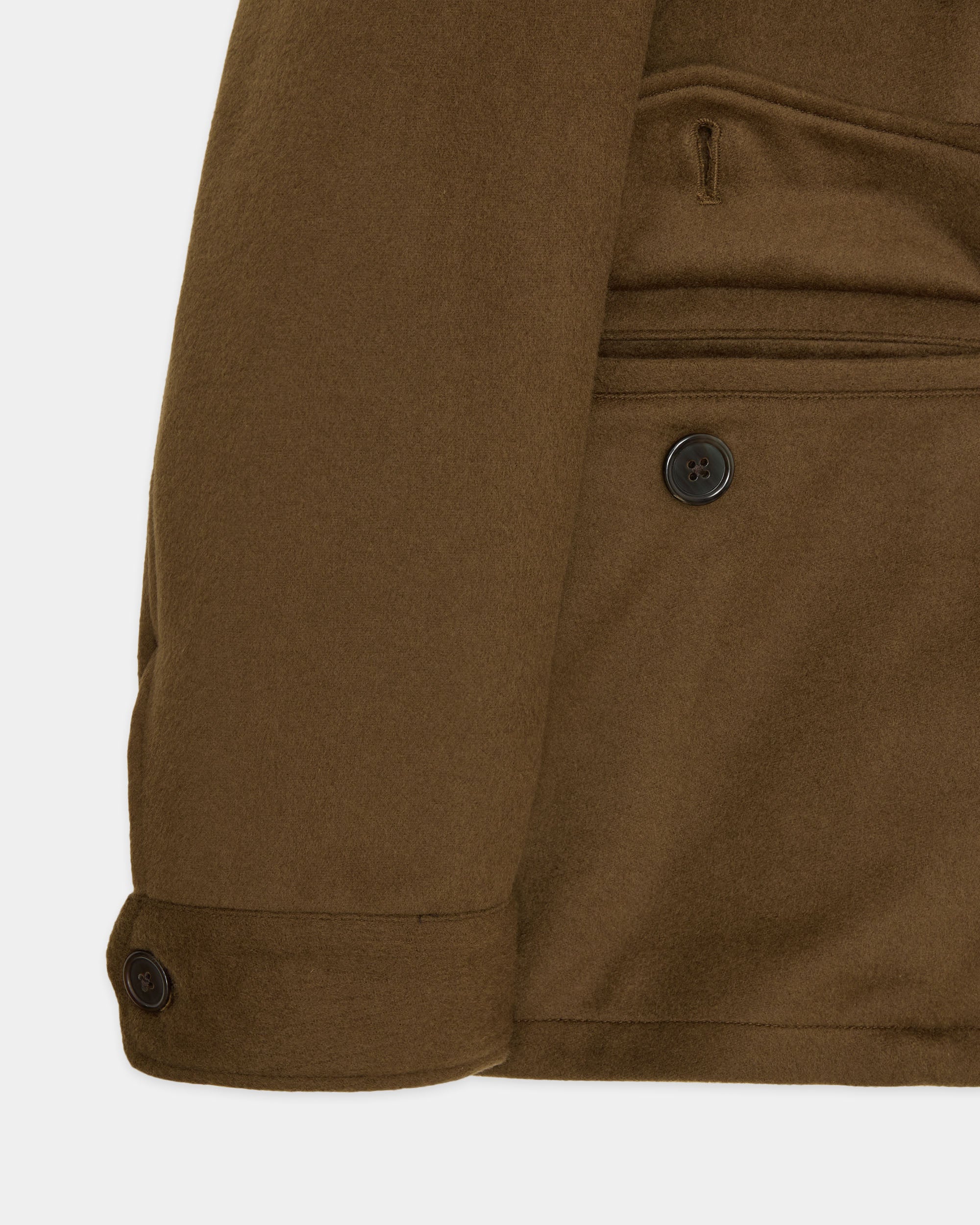 Cashmere Flannel / B.D.U. Jacket, Olive