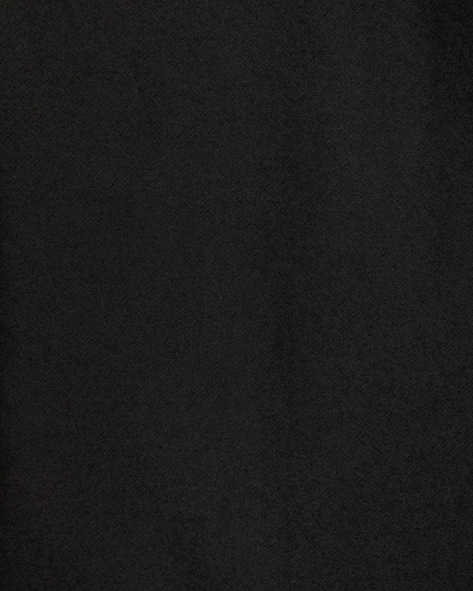 Cashmere Light Melton / Wanderer Coat, Black