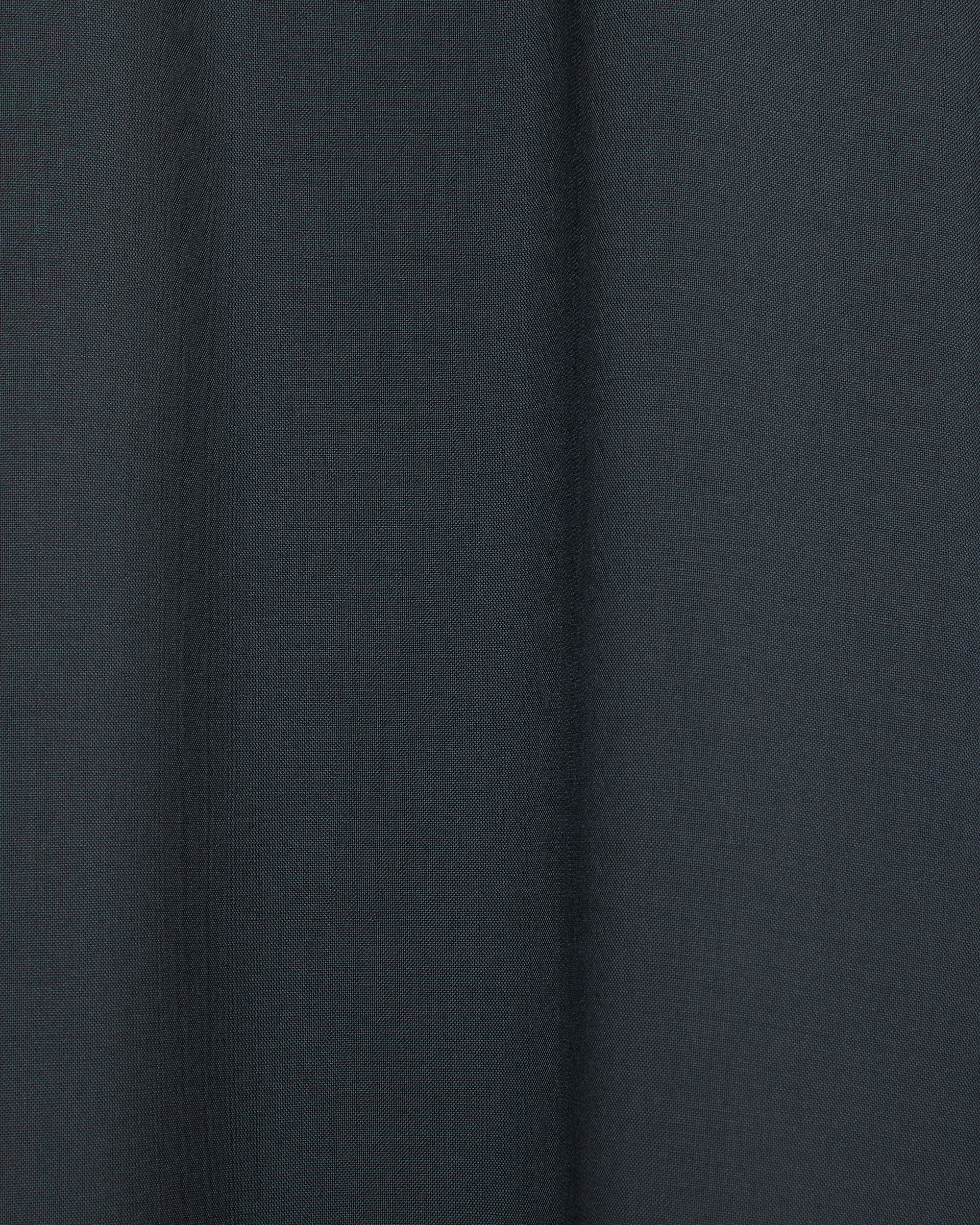 【PARKING別注】 オーガニックウール2/80トロピカル / フラットフロントワイドイージートラウザーズ, Charcoal