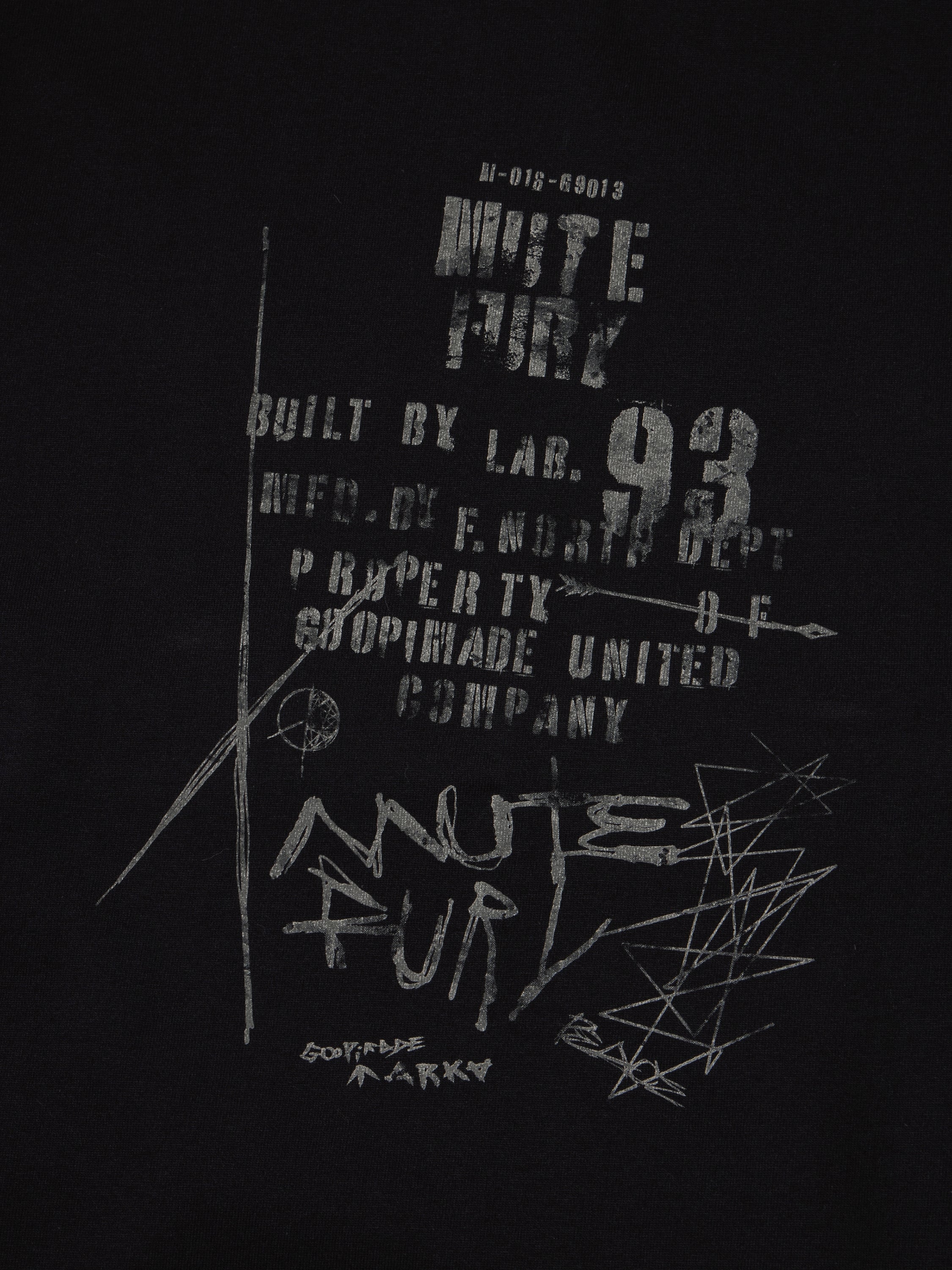 【GOOPiMADE x marka】 II / Waging War Tee, Black