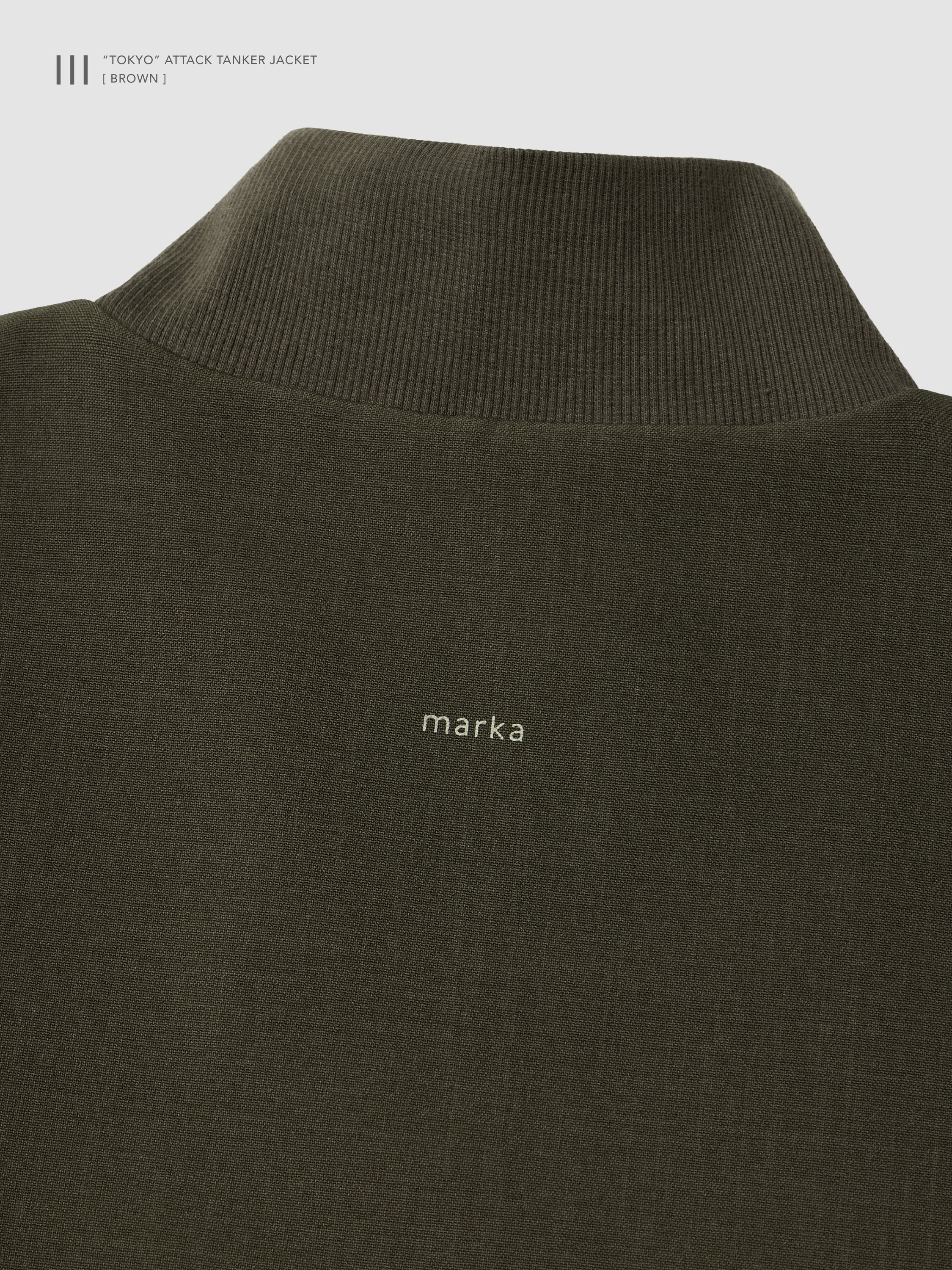 【GOOPiMADE x marka】 III / “TOKYO” Attack Tanker Jacket, Brown