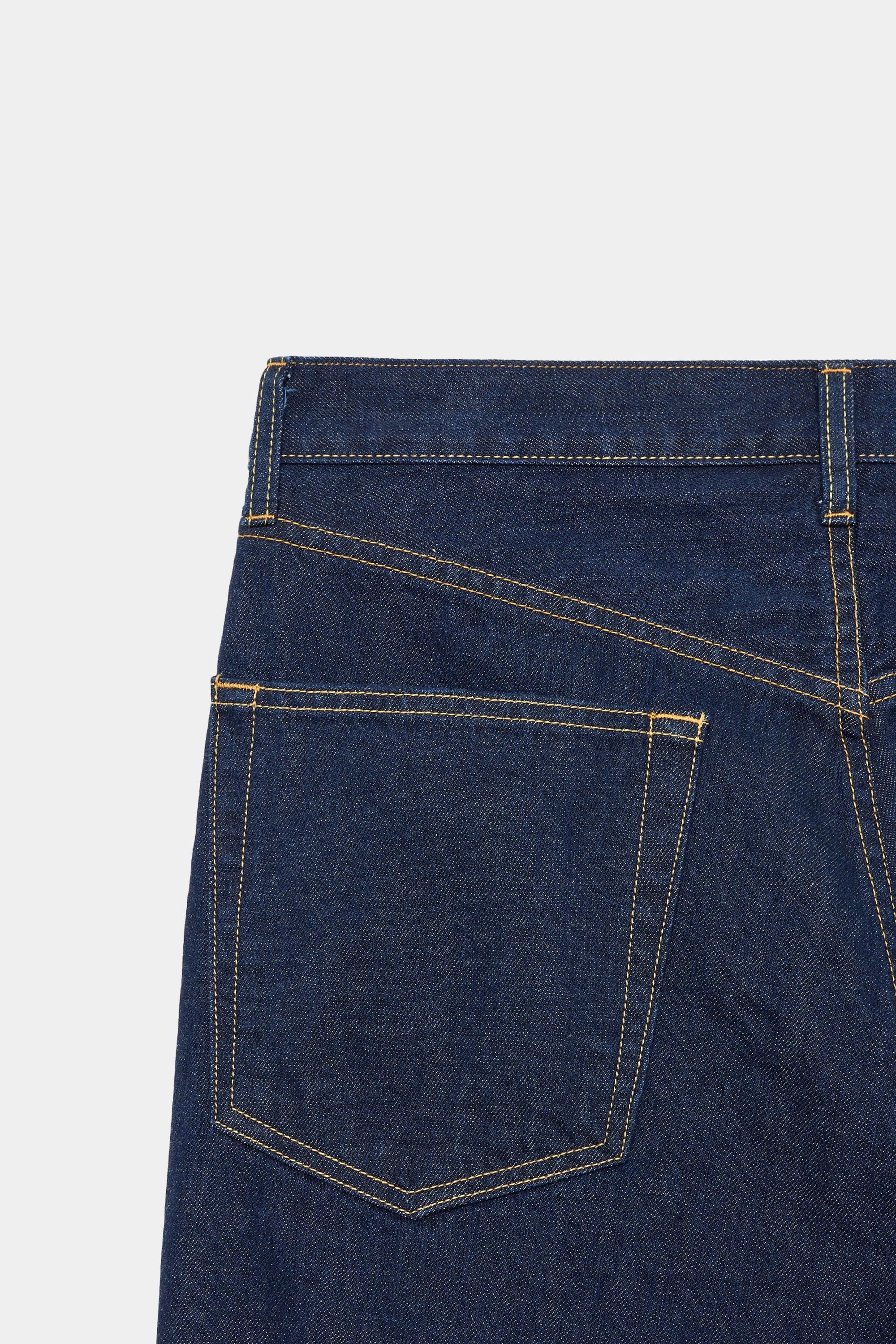 オーガニックコットン12ozデニム / シューカットジーンズ, Indigo