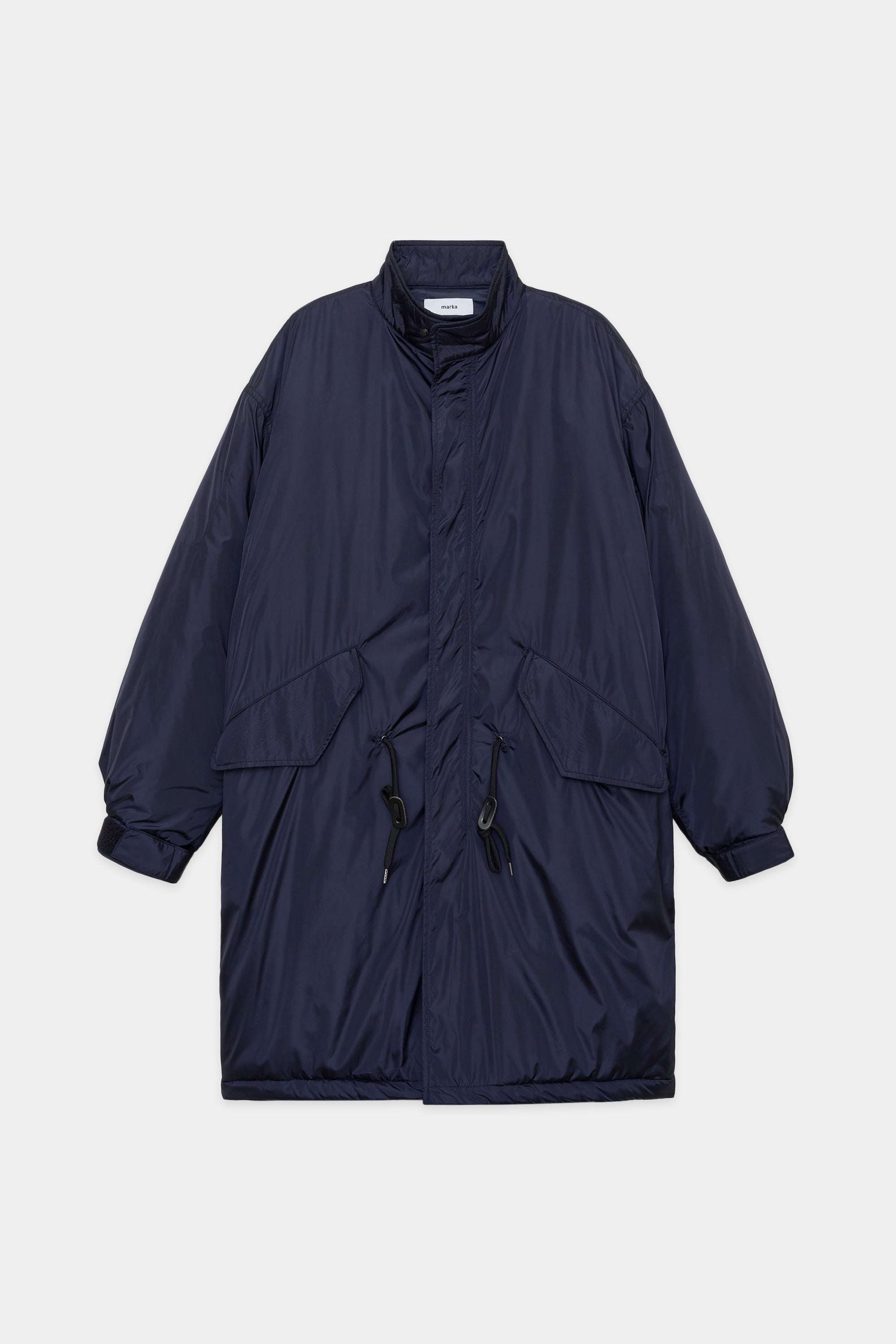 リサイクルナイロンポプリン / パフモッズコート, Navy