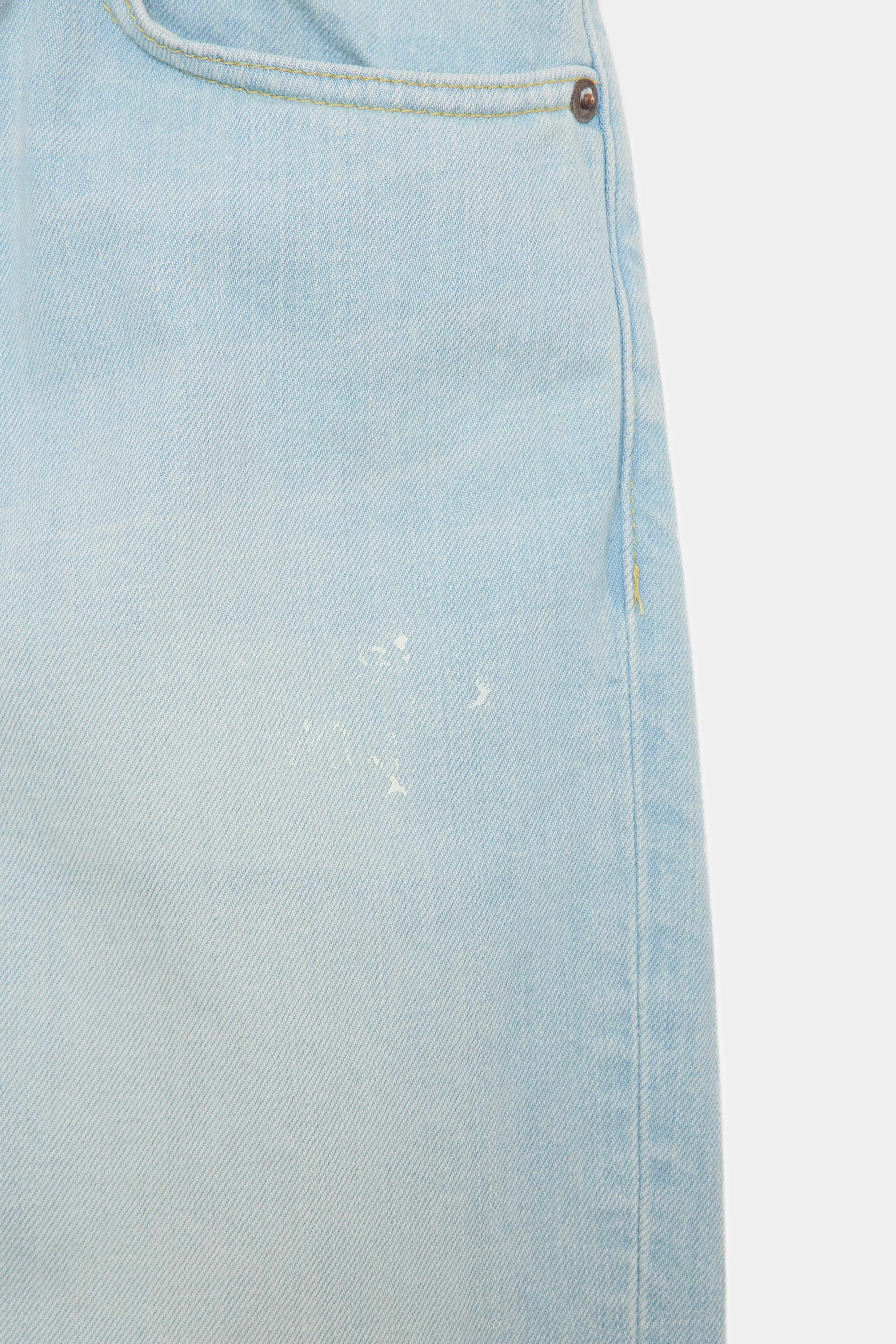 ORGANIC COTTON 12oz DENIM REGULAR FIT JEANS, Bleached