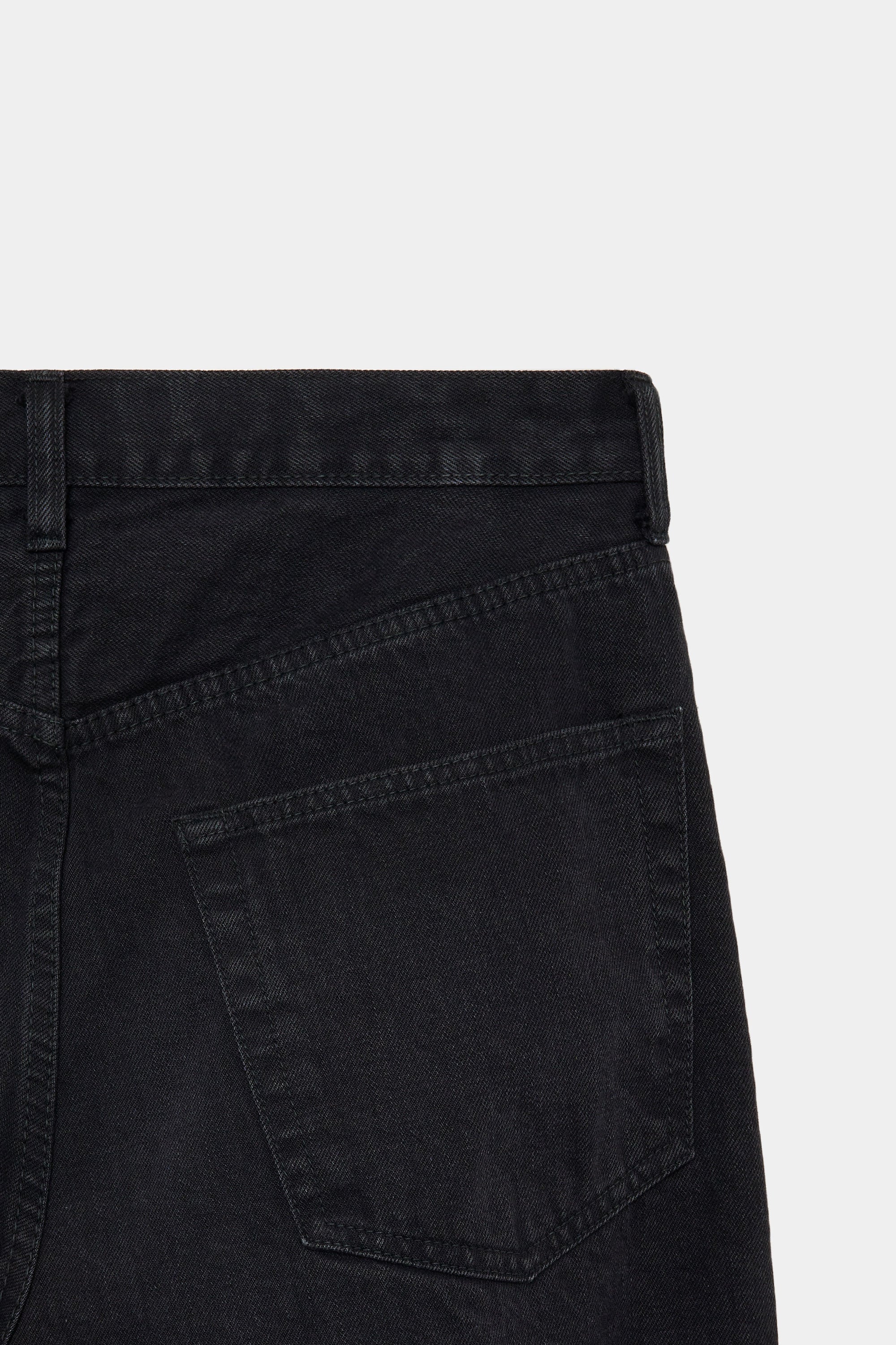 ORGANIC COTTON 12oz DENIM REGULAR FIT JEANS, Black