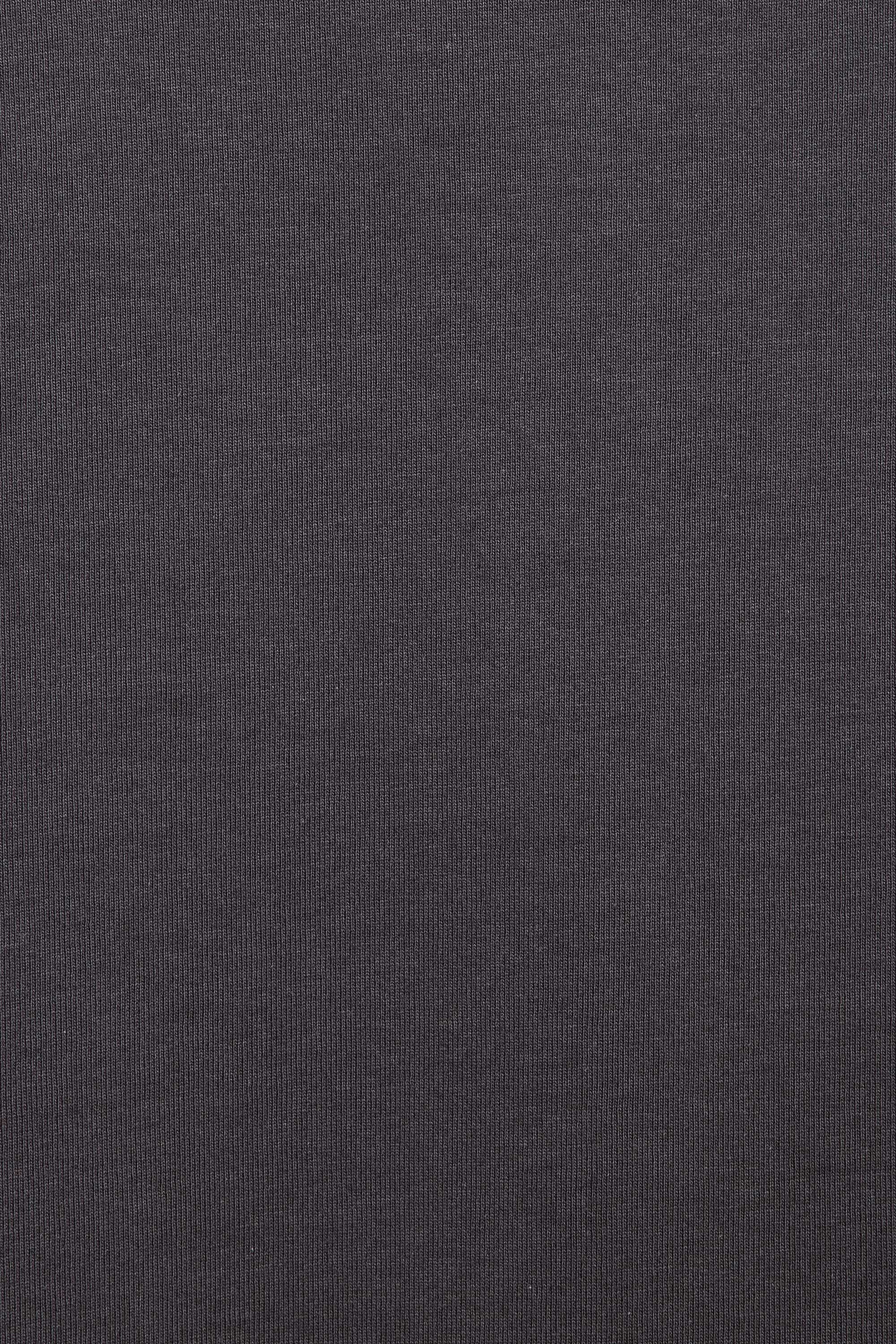 オーガニックコットン30/1引き揃えBD天竺ボーダー / バスクシャツ S/S, Charcoal