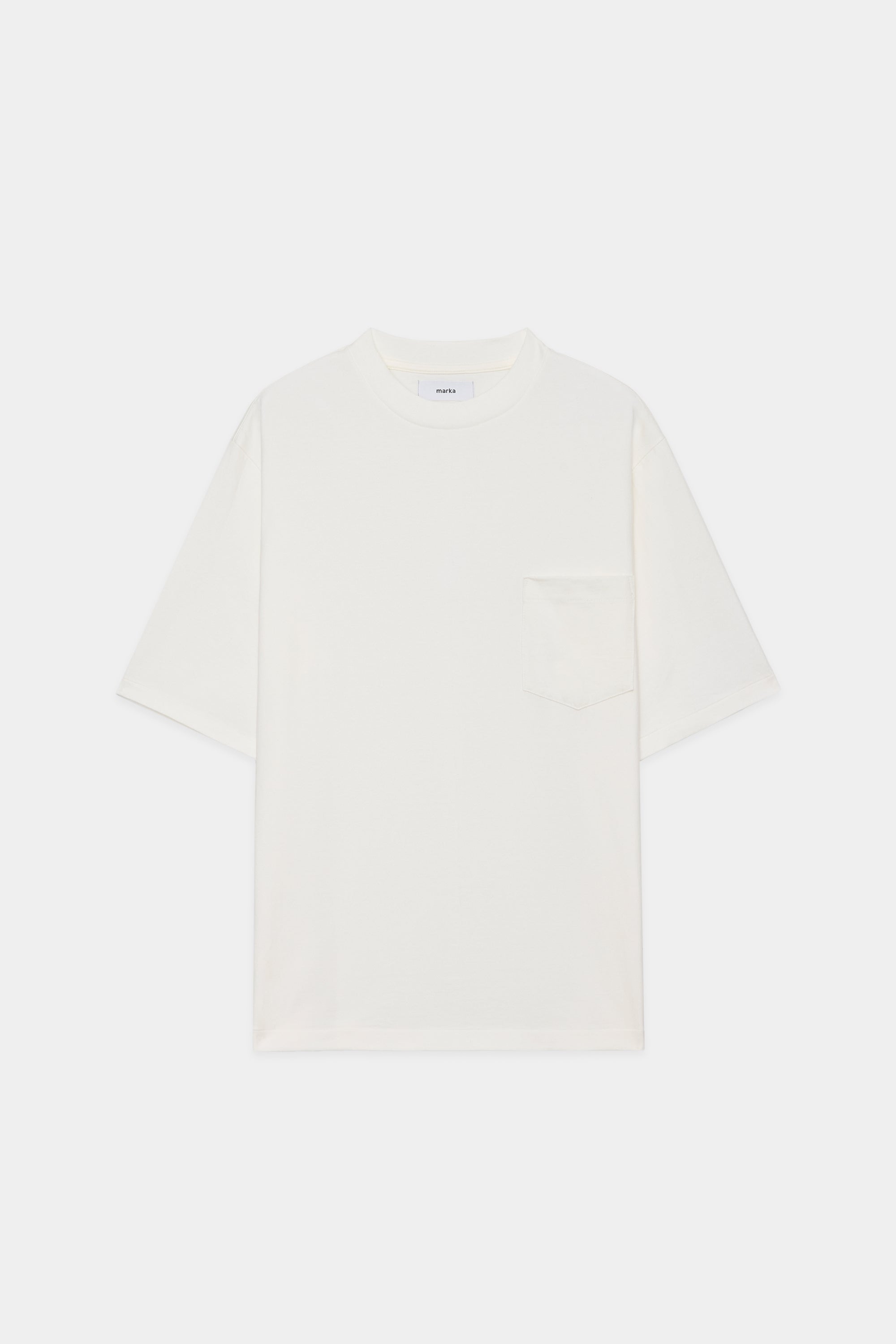 【PARKING別注】 40/2天竺 / ポケットTee, White