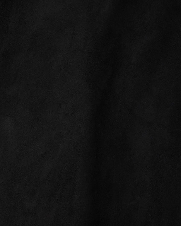 GOAT SUEDE LEATHER SPORTS JACKET, Black